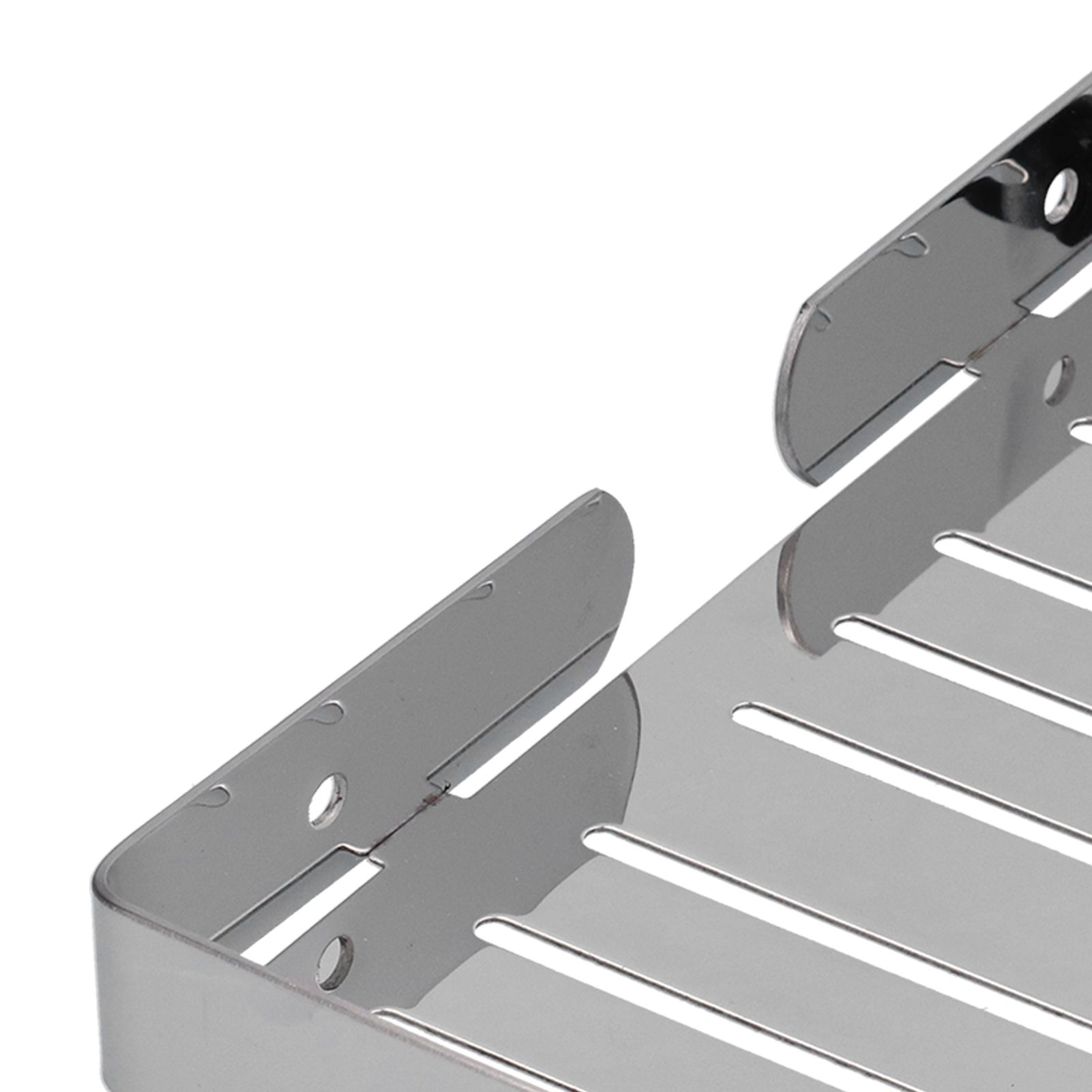 Soap Dish Shelf 304 Stainless Steel Bathroom Hollow Self Draining Wall Mounted view 13