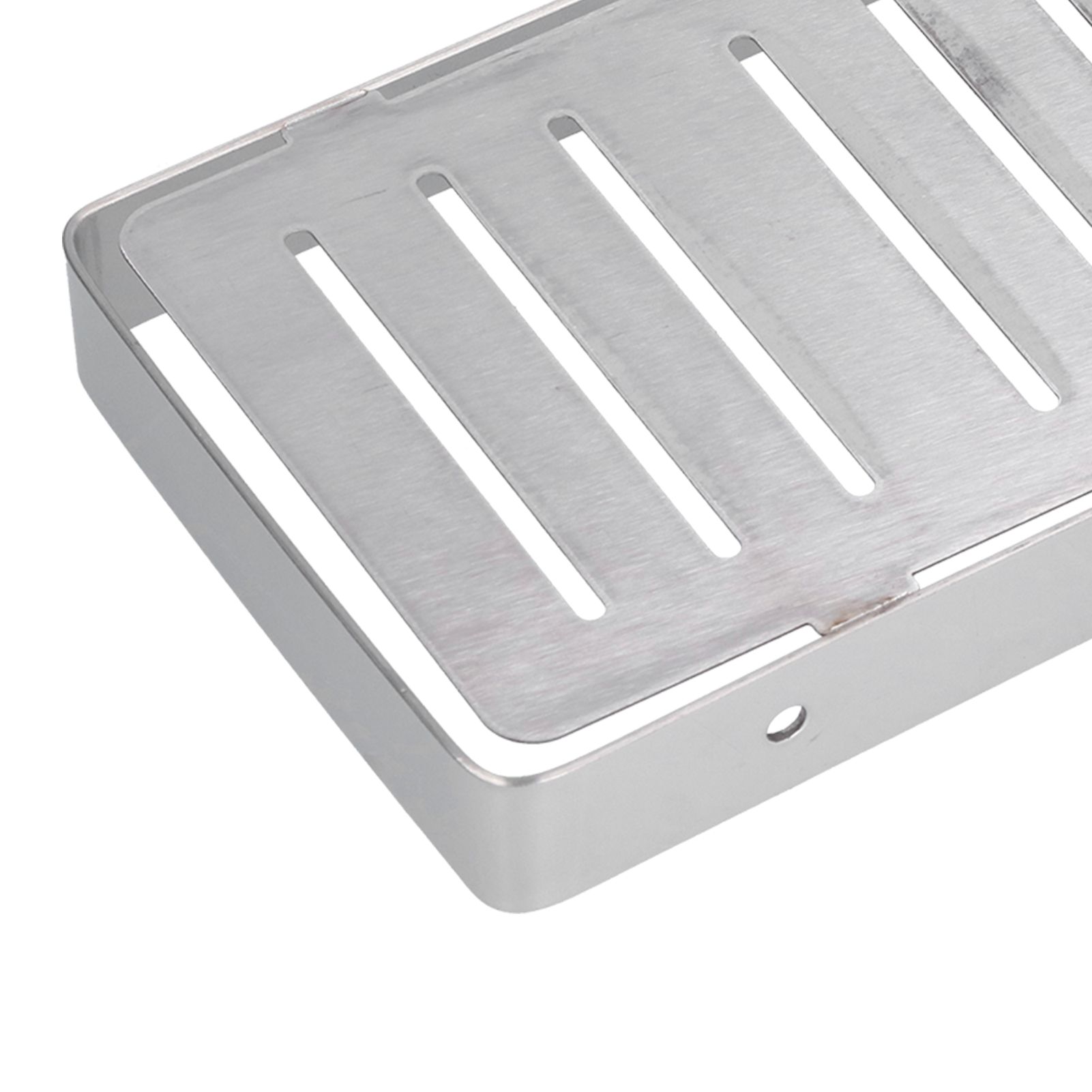 Soap Dish Shelf 304 Stainless Steel Bathroom Hollow Self Draining Wall Mounted view 15