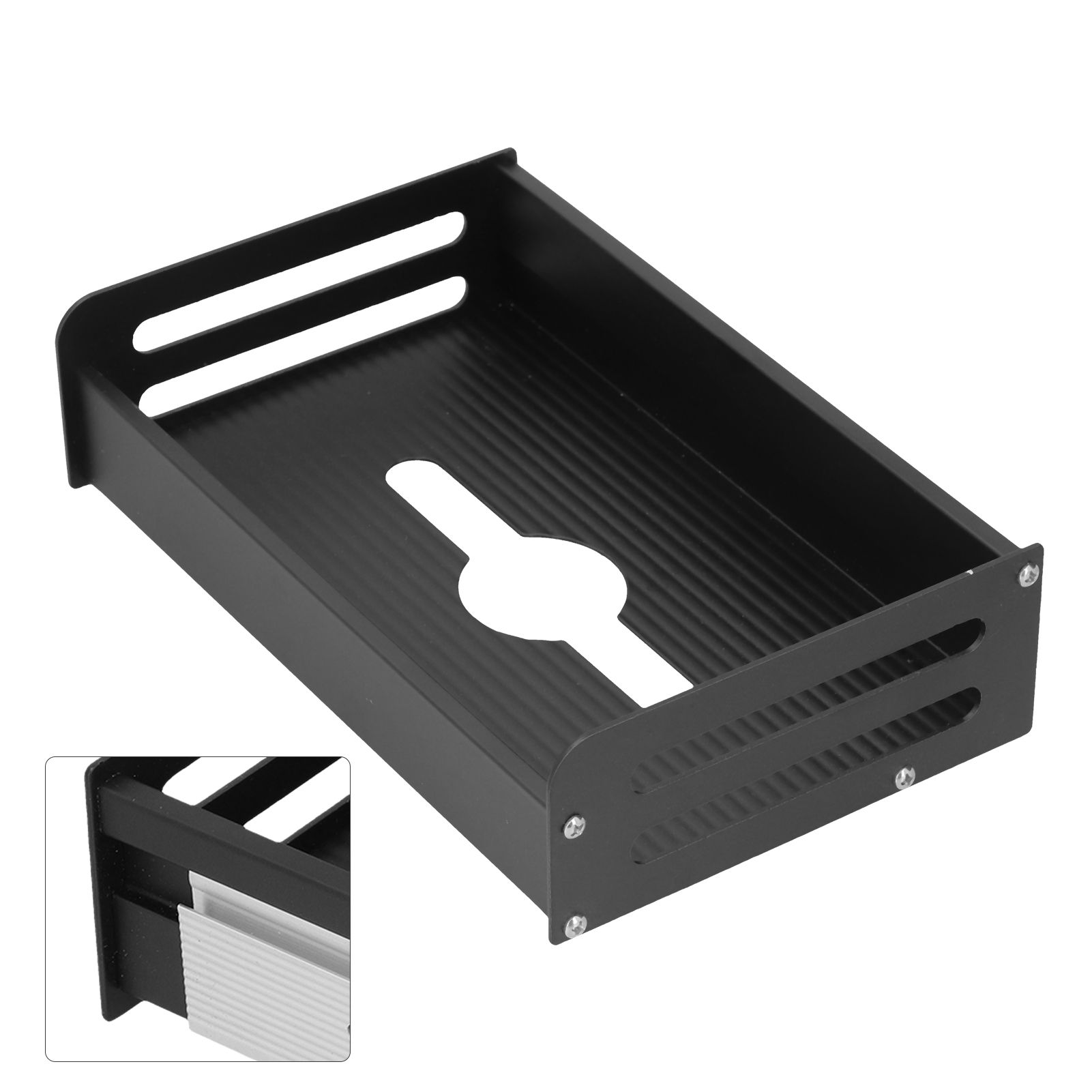 Rectangular Tissue Holder Space Aluminum Creative Can Put Mobile Phone view 9