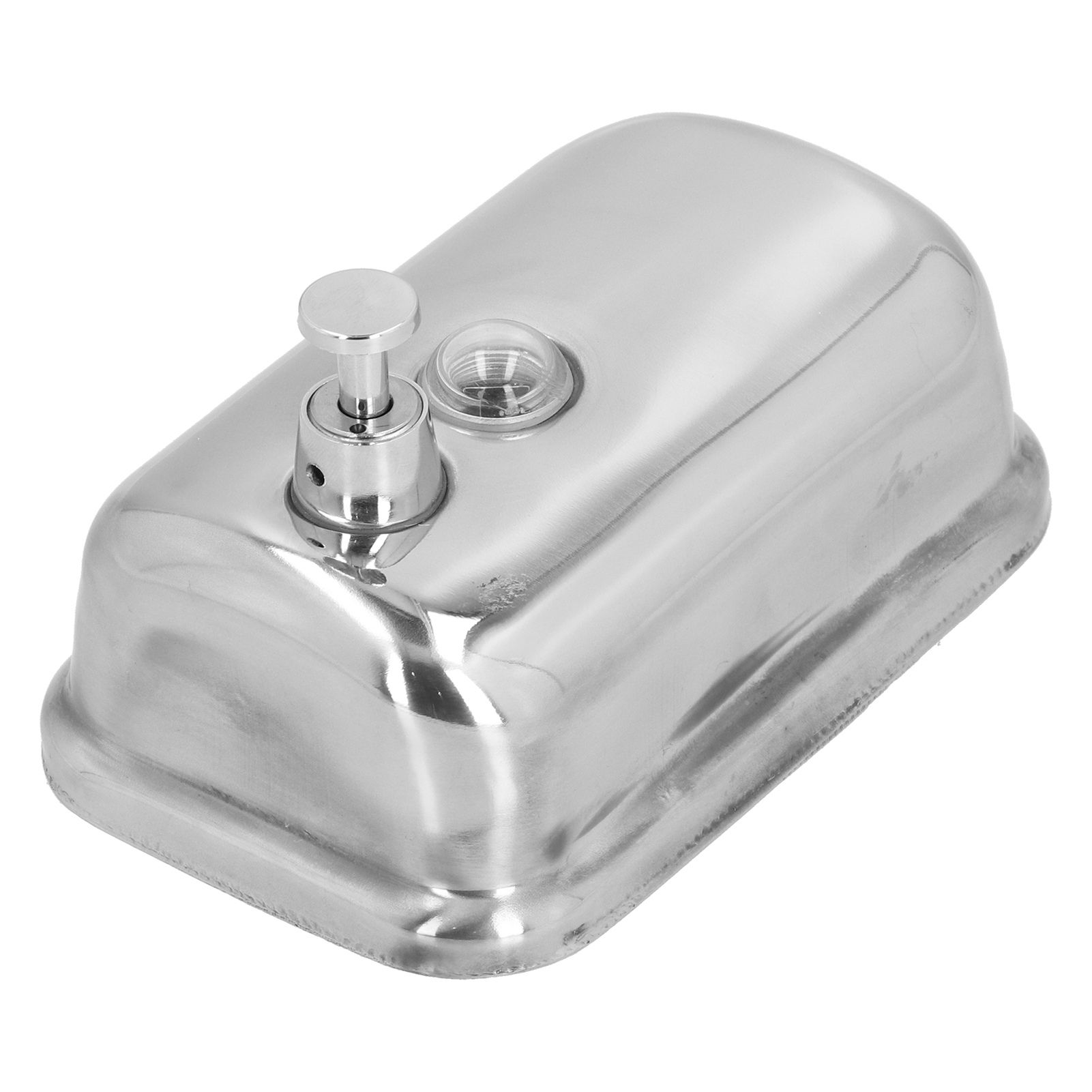 Soap Dispenser Manual Wall Mounted Stainless Steel Shower Gel Shampoo Hand view 10