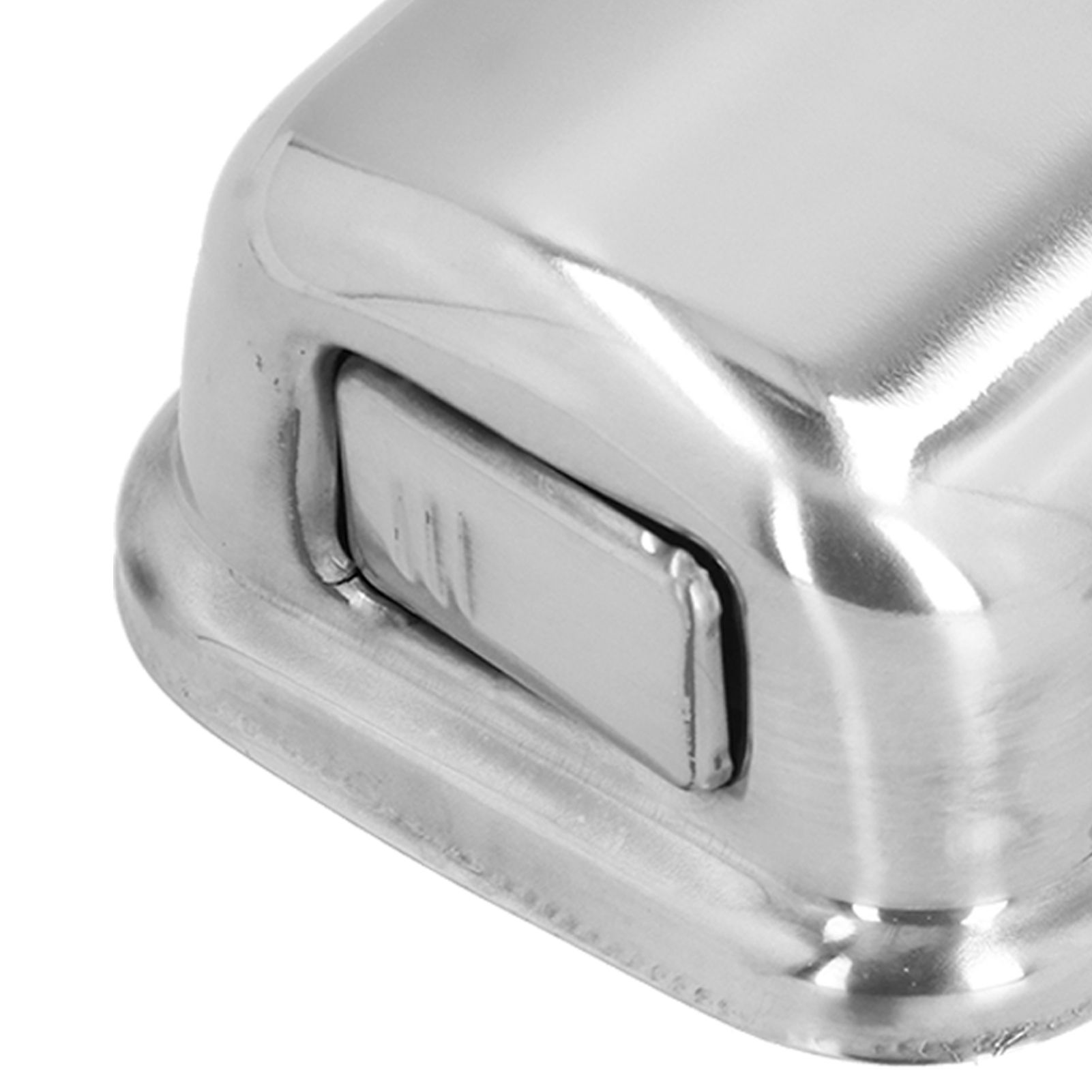 Soap Dispenser Manual Wall Mounted Stainless Steel Shower Gel Shampoo Hand view 14