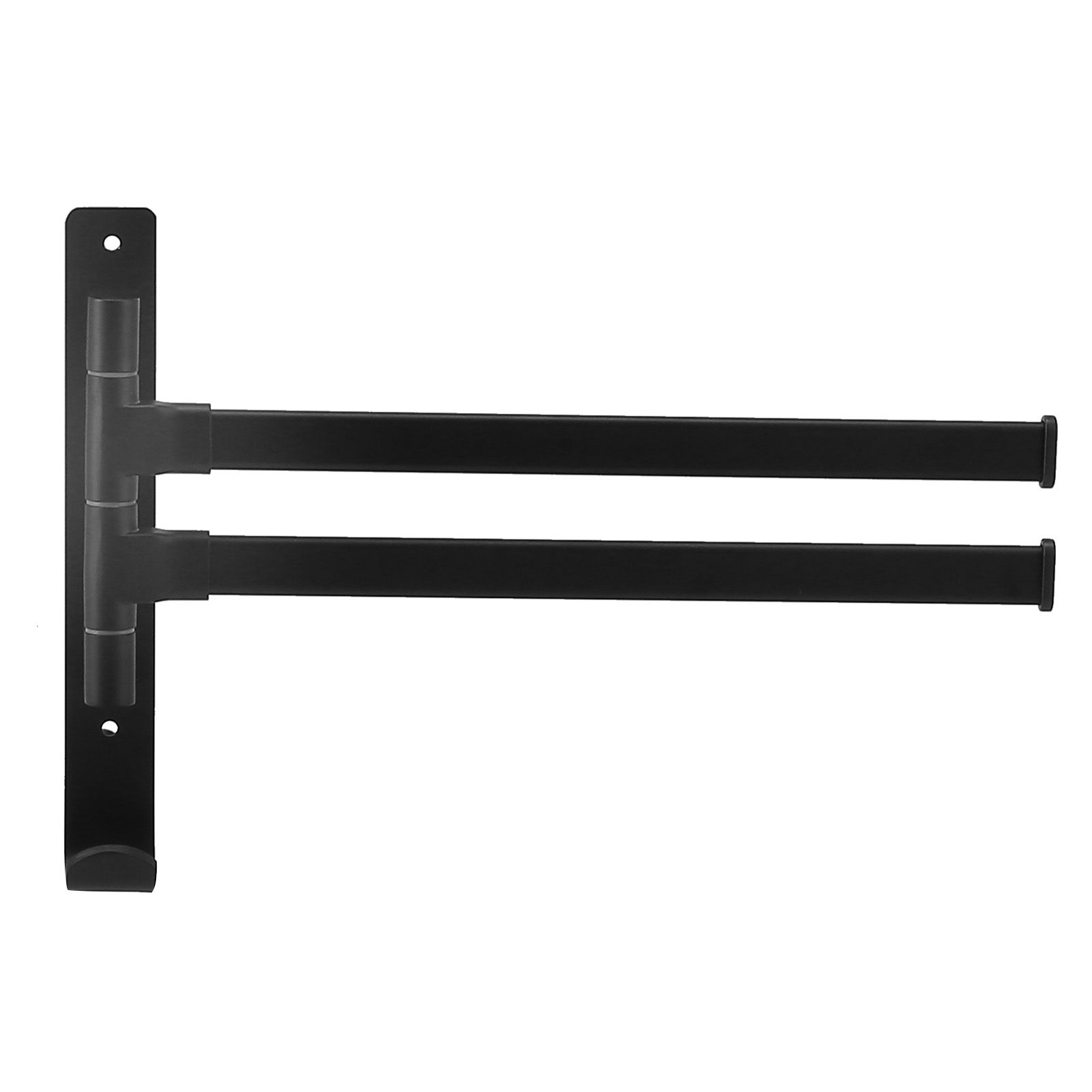 Towel Bar Wall Mounted Rotating Collapsible Space Aluminum Towel Rack for Bathroom view 7