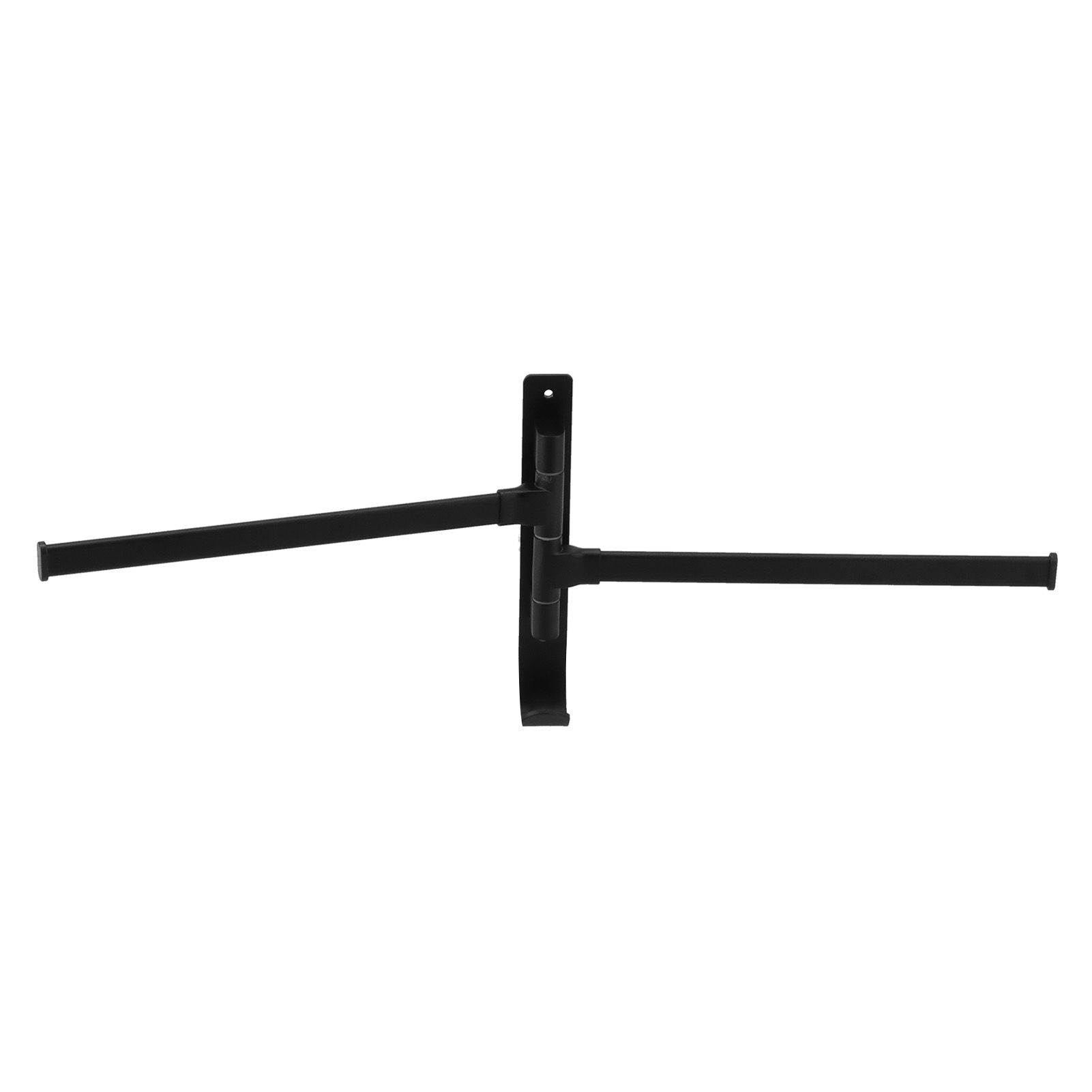 Towel Bar Wall Mounted Rotating Collapsible Space Aluminum Towel Rack for Bathroom view 13