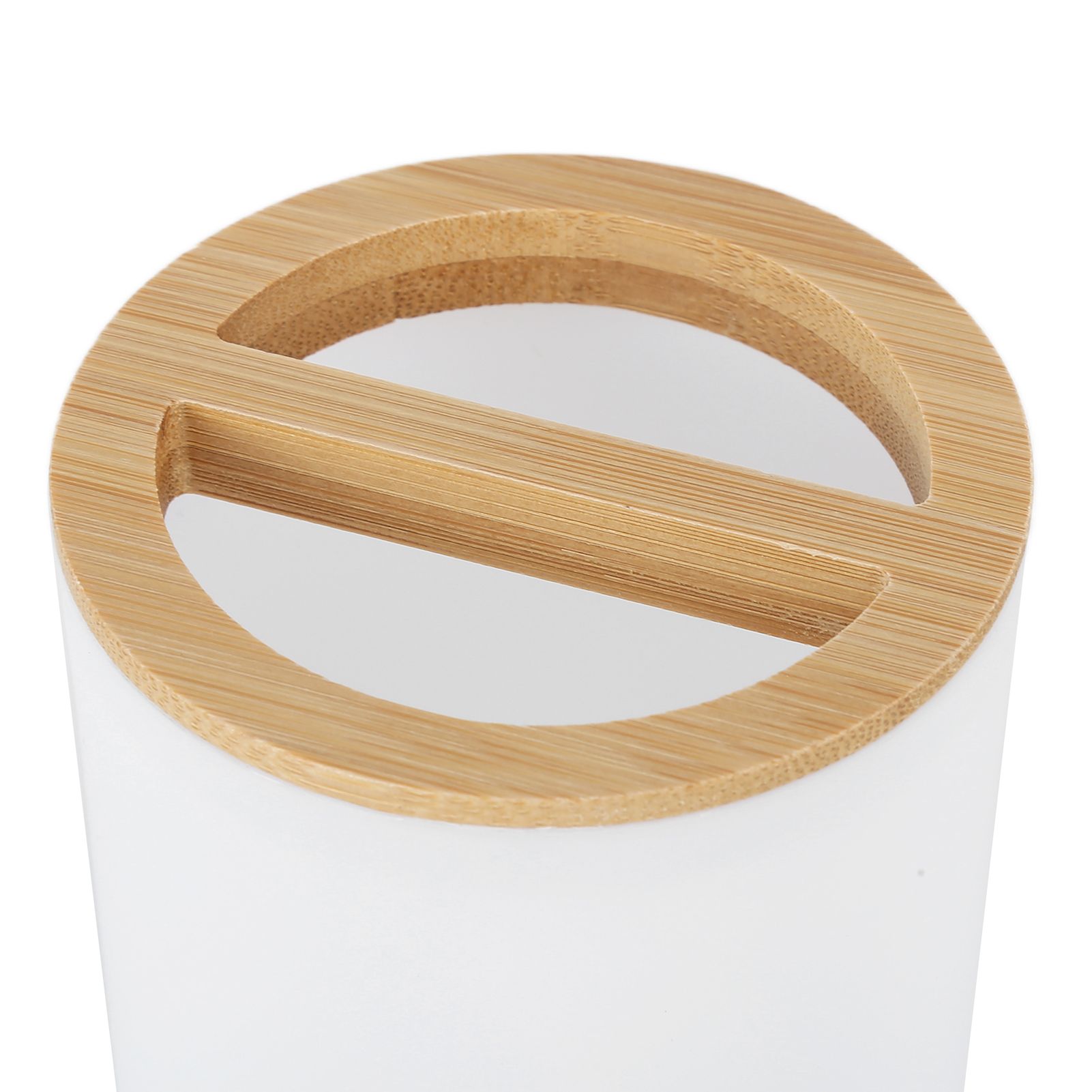 4Pcs Bathroom Accessory Set Bamboo Waterproof Durable Gift Toothbrush Cup for view 14