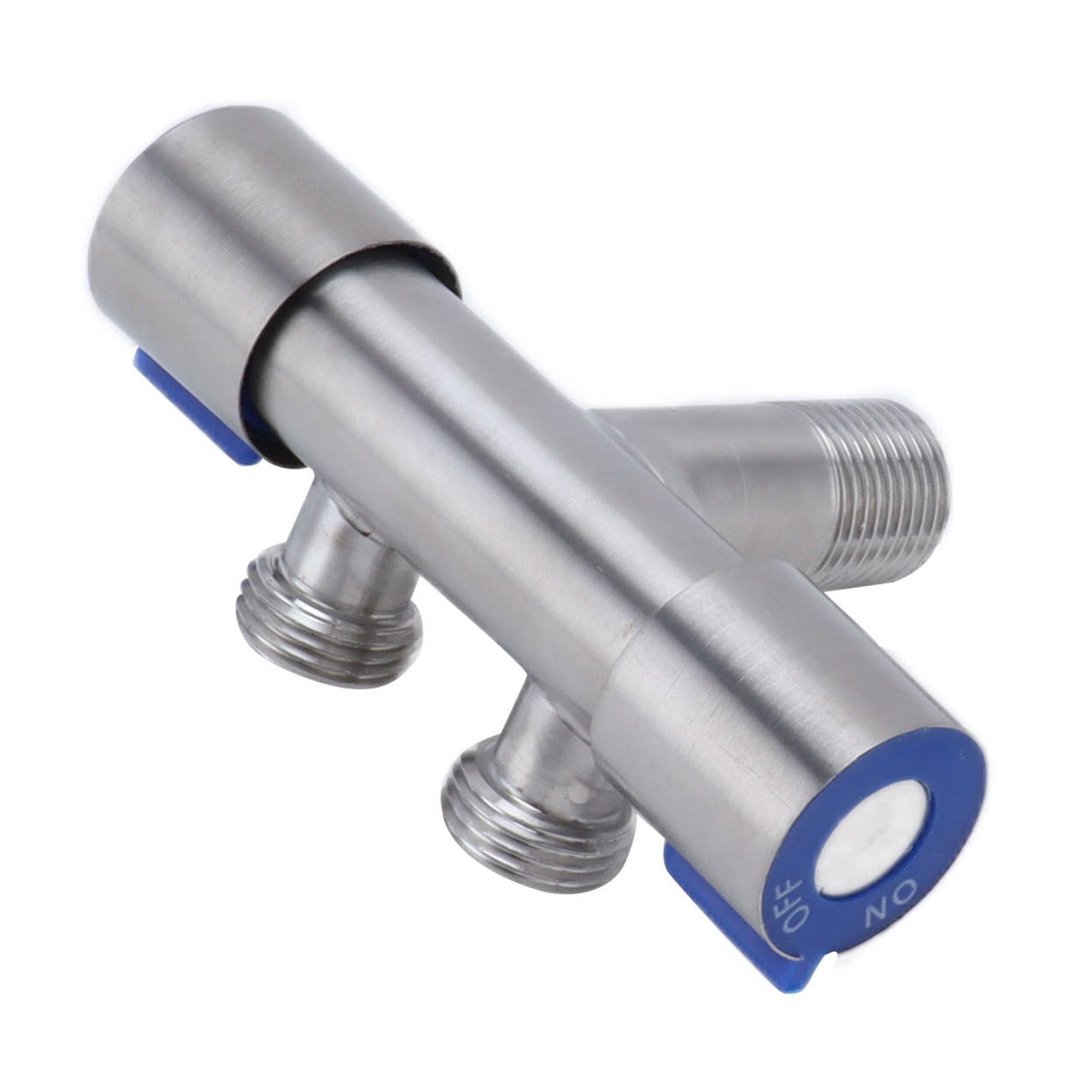 G1/2 Stainless Steel 1 Inlet 2 Outlet Angle Valve Double Handle Double Control view 9