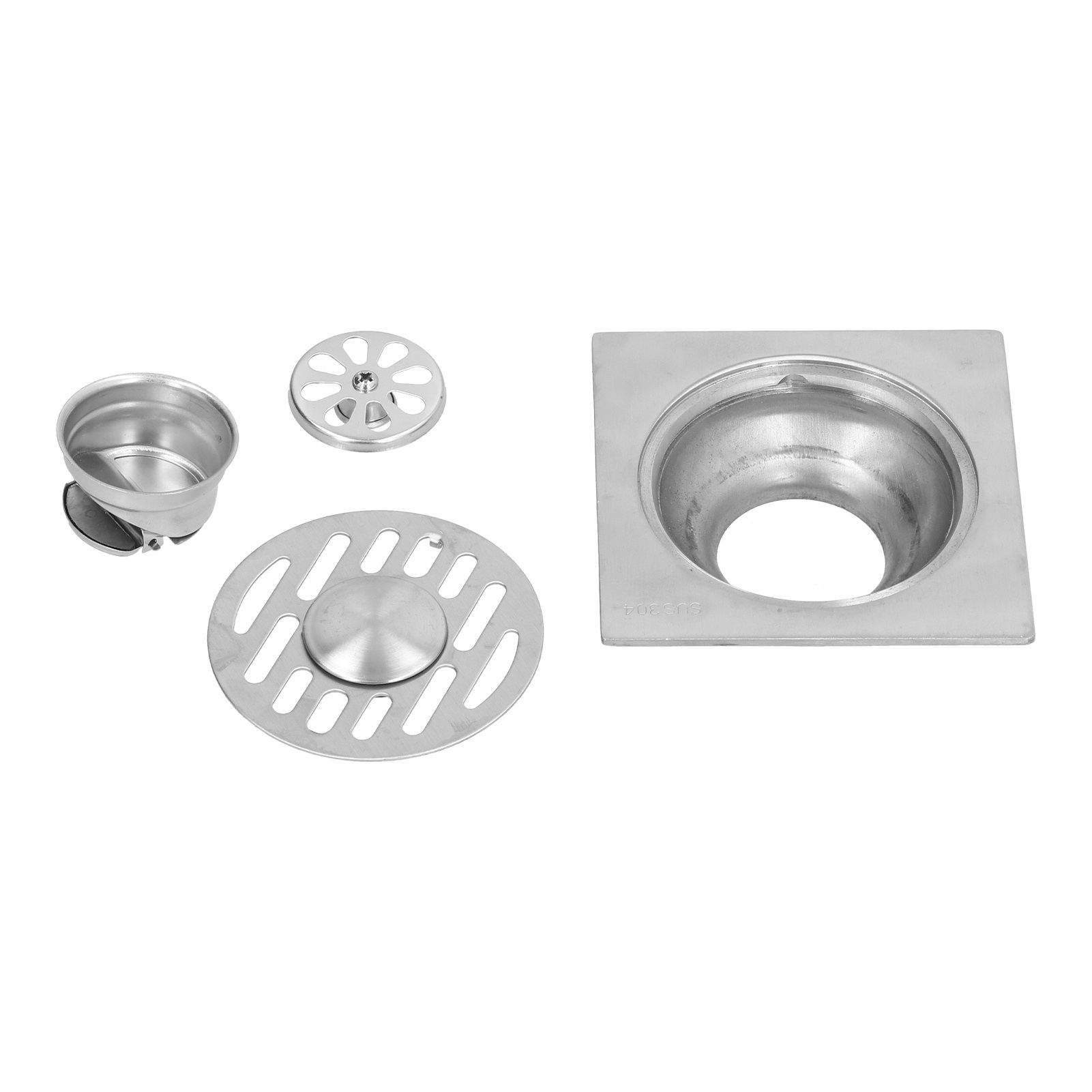Stainless Steel Floor Drain Self Sealing Washing Machine Floor Strainer for — image 1