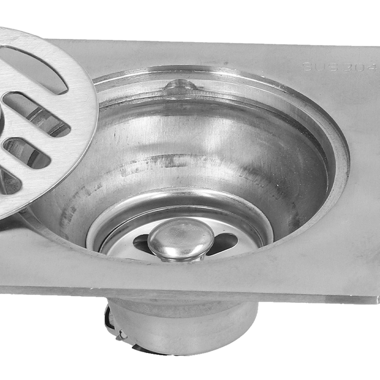 Stainless Steel Floor Drain Self Sealing Washing Machine Floor Strainer for view 13