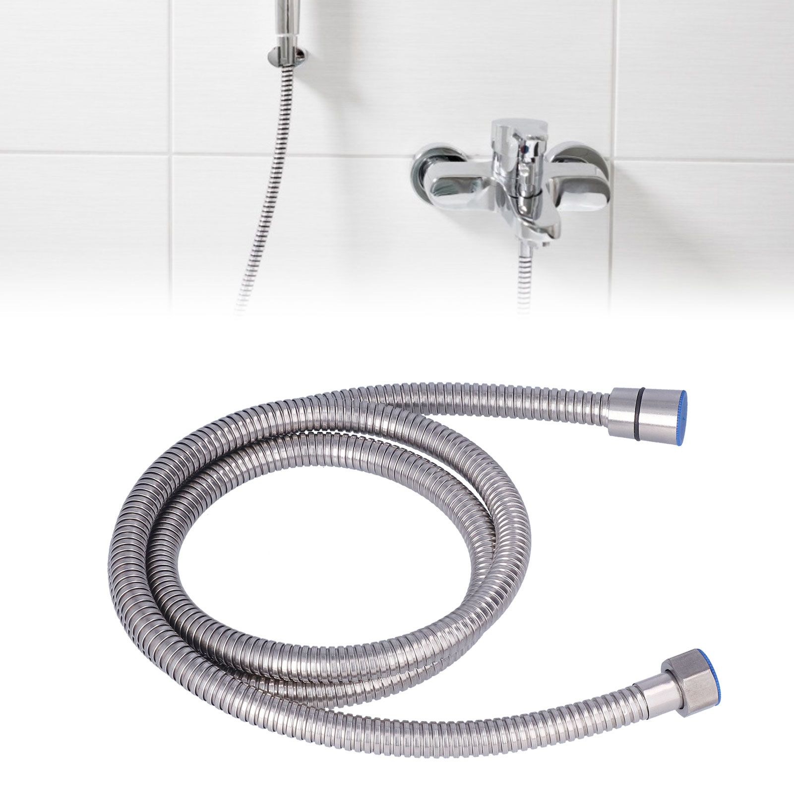 148cm Stainless Steel Shower Hose Flexible Shower Head Connection Shower Tube view 11