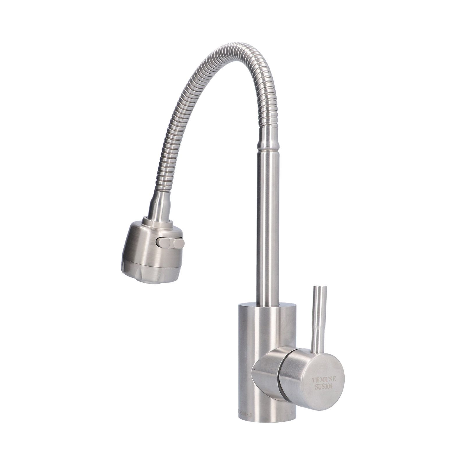 Stainless Steel Universal Water Faucet Bathroom Basin Sink Hot and Cold Water view 5