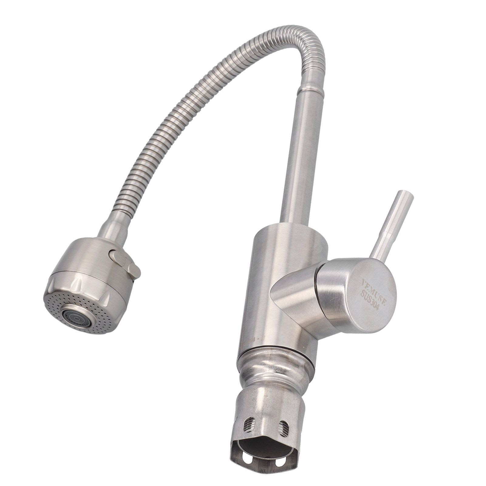 Stainless Steel Universal Water Faucet Bathroom Basin Sink Hot and Cold Water view 8