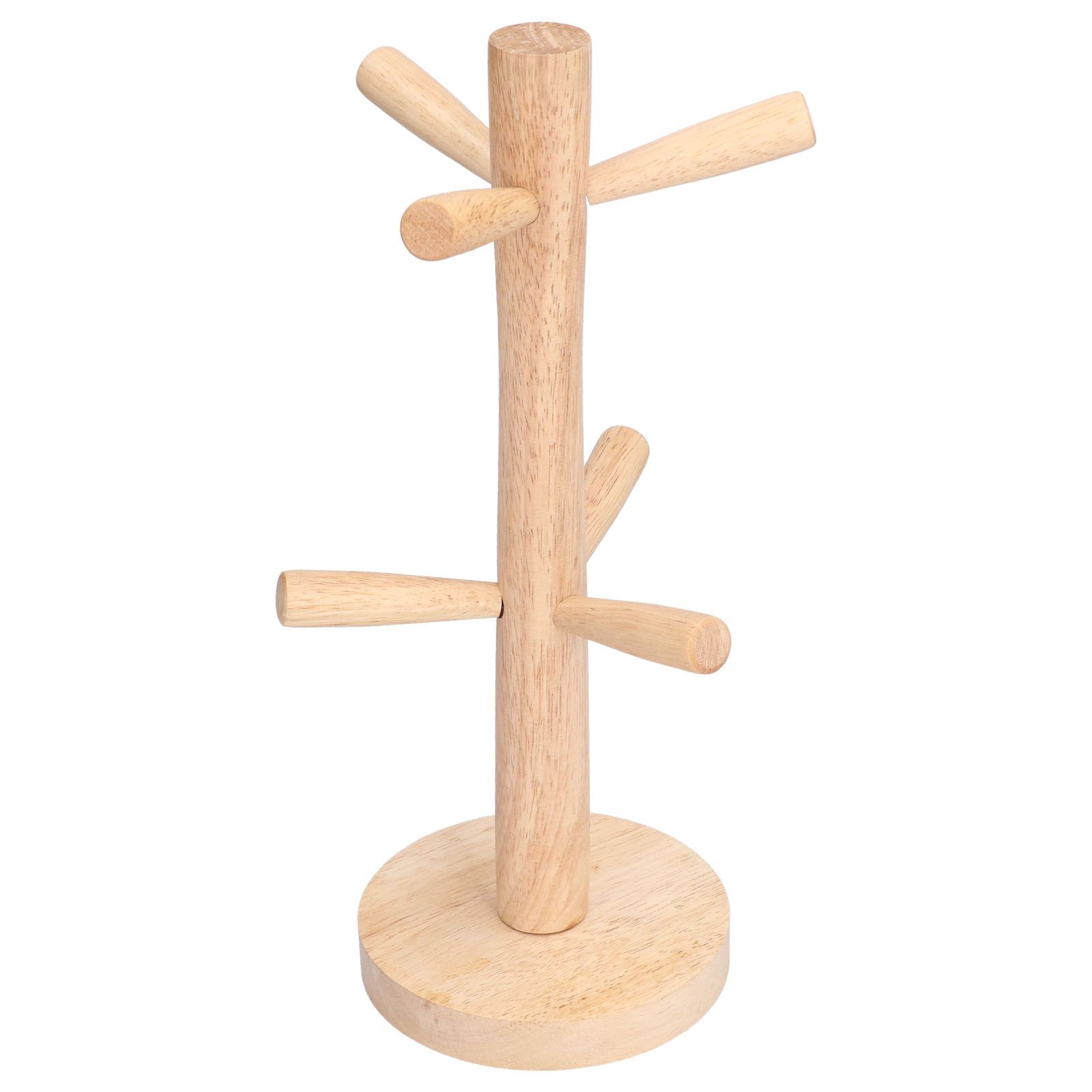 Mug Rack Wooden Thickened Durable Anti Rust Multifunctional Coffee Mug Holder view 2