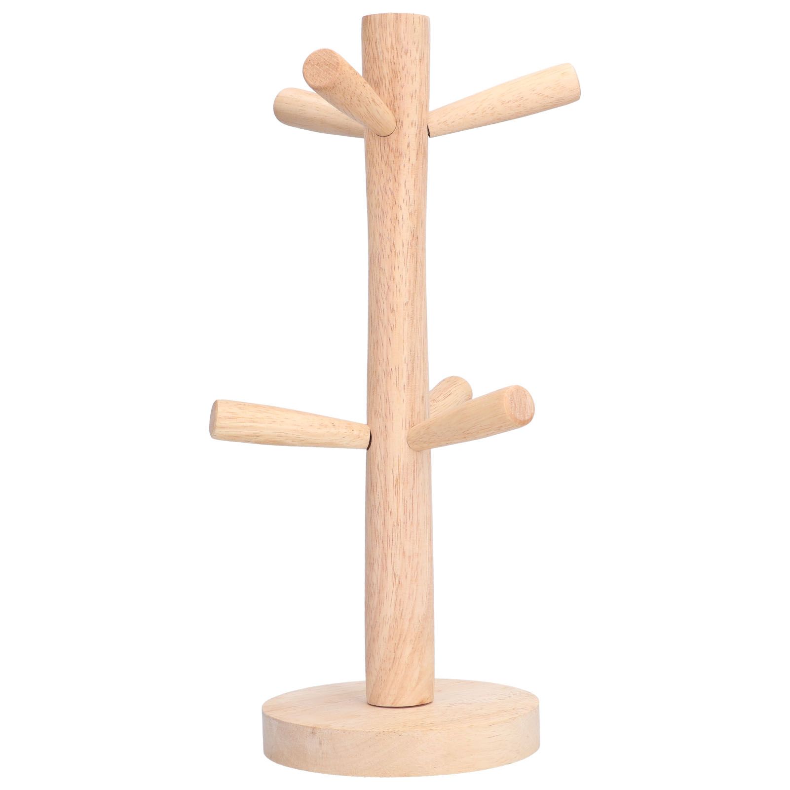 Mug Rack Wooden Thickened Durable Anti Rust Multifunctional Coffee Mug Holder view 3