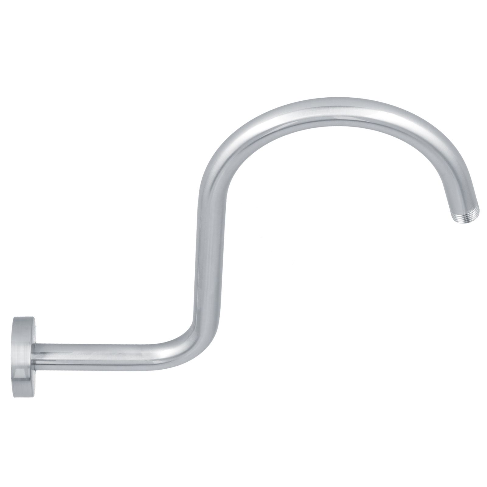 Shower Arm S Shape Gooseneck Stainless Steel Shower Head Extension Arm view 2