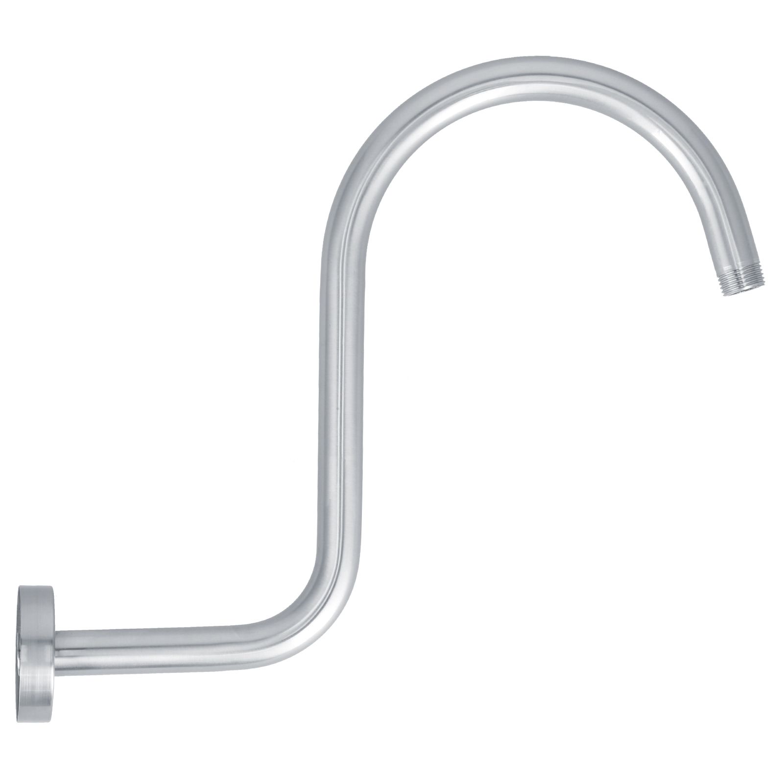 Shower Arm S Shape Gooseneck Stainless Steel Shower Head Extension Arm view 7