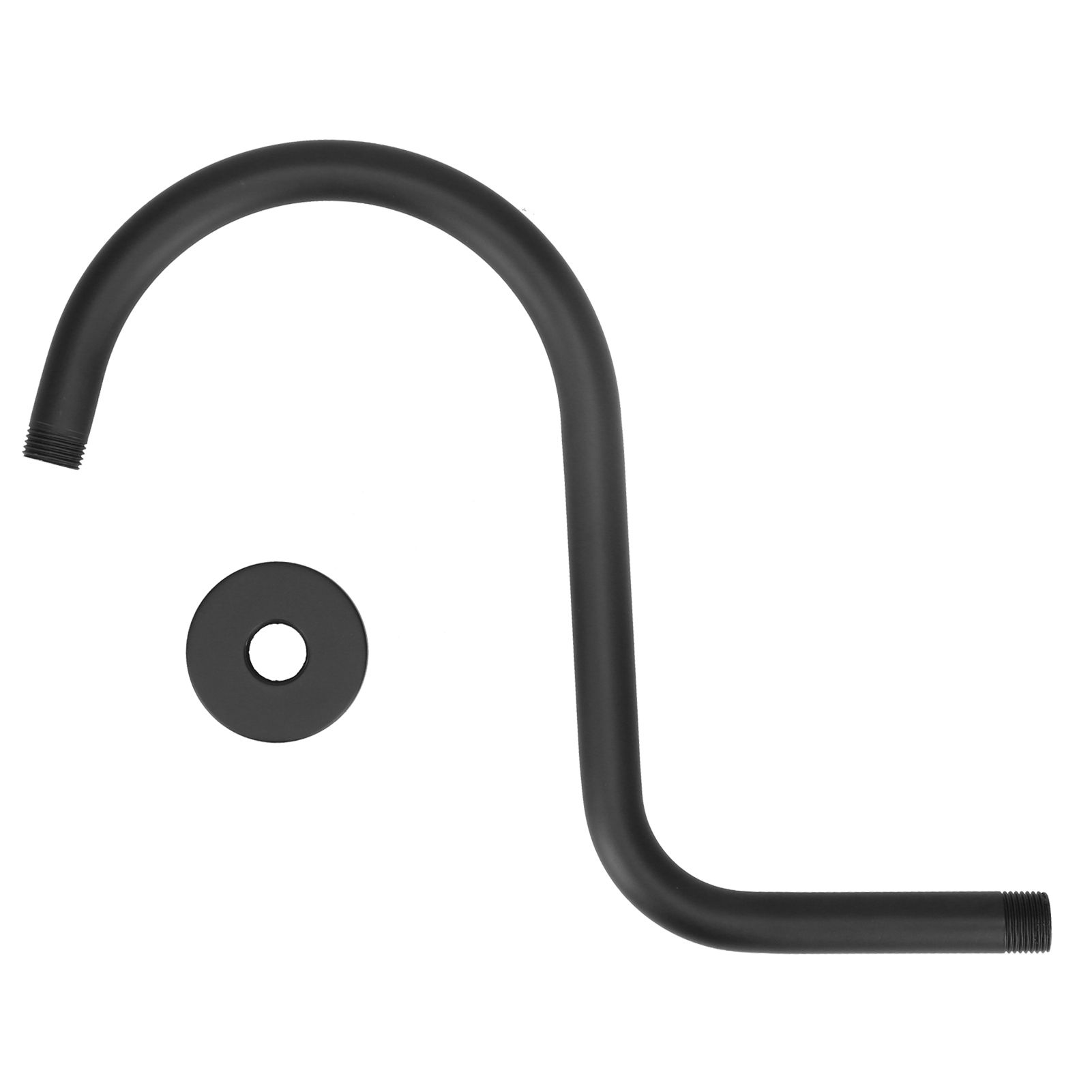 Shower Arm S Shape Gooseneck Stainless Steel Shower Head Extension Arm