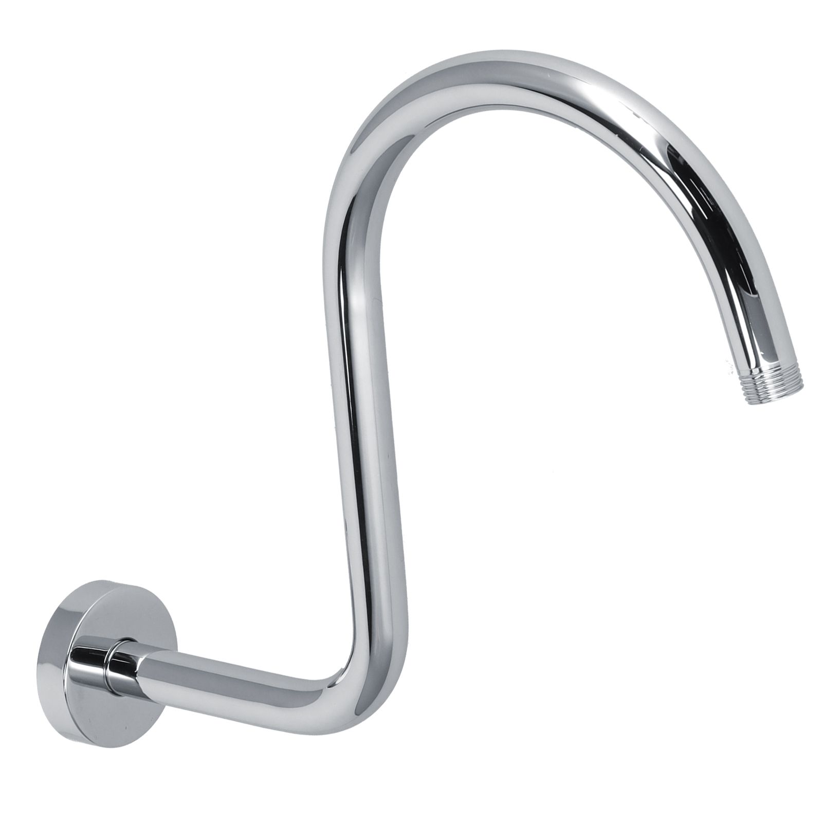 Shower Arm S Shape Gooseneck Stainless Steel Shower Head Extension Arm view 2