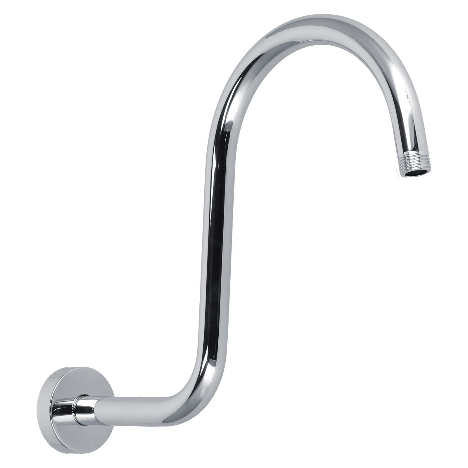 Shower Arm S Shape Gooseneck Stainless Steel Shower Head Extension Arm view 3
