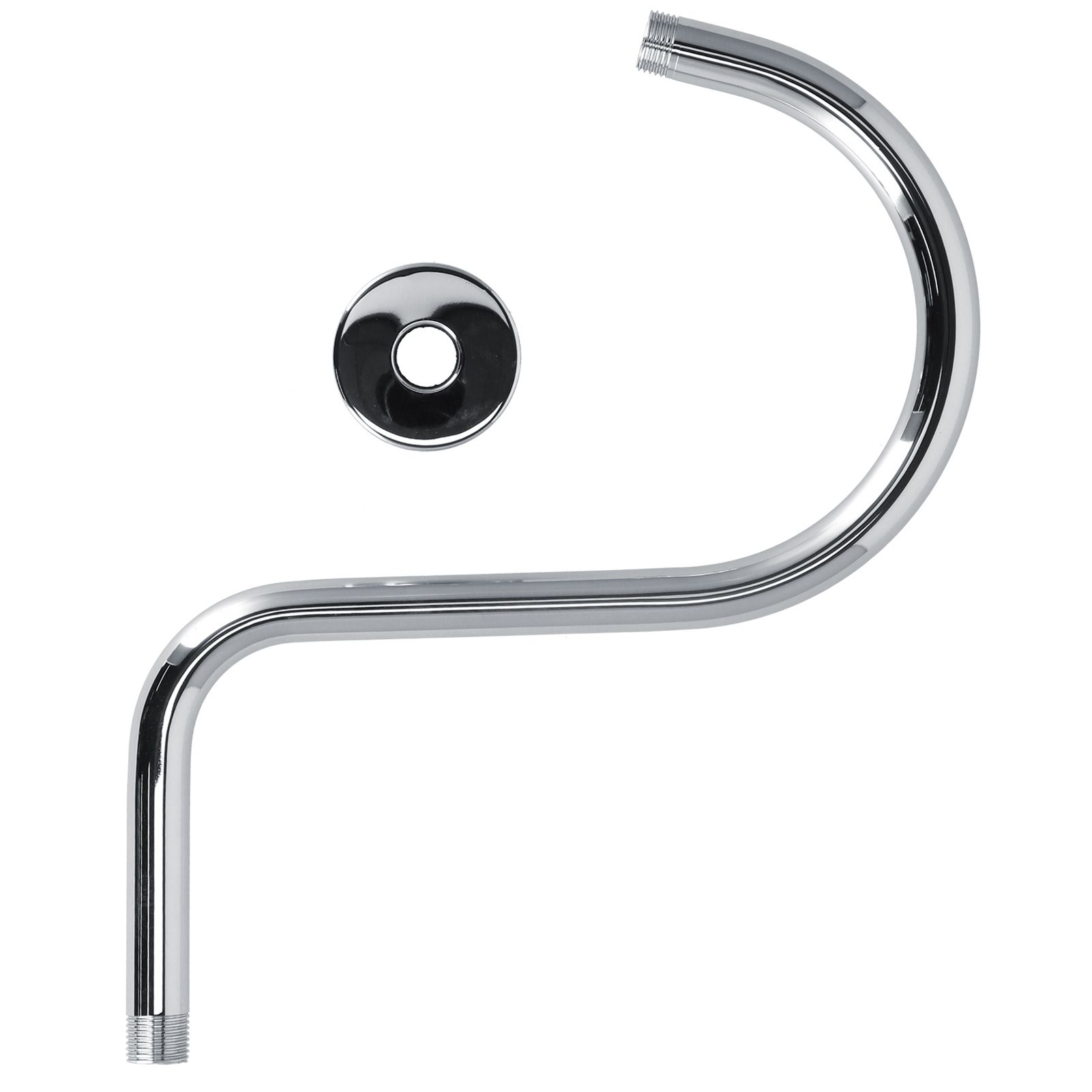 Shower Arm S Shape Gooseneck Stainless Steel Shower Head Extension Arm view 7