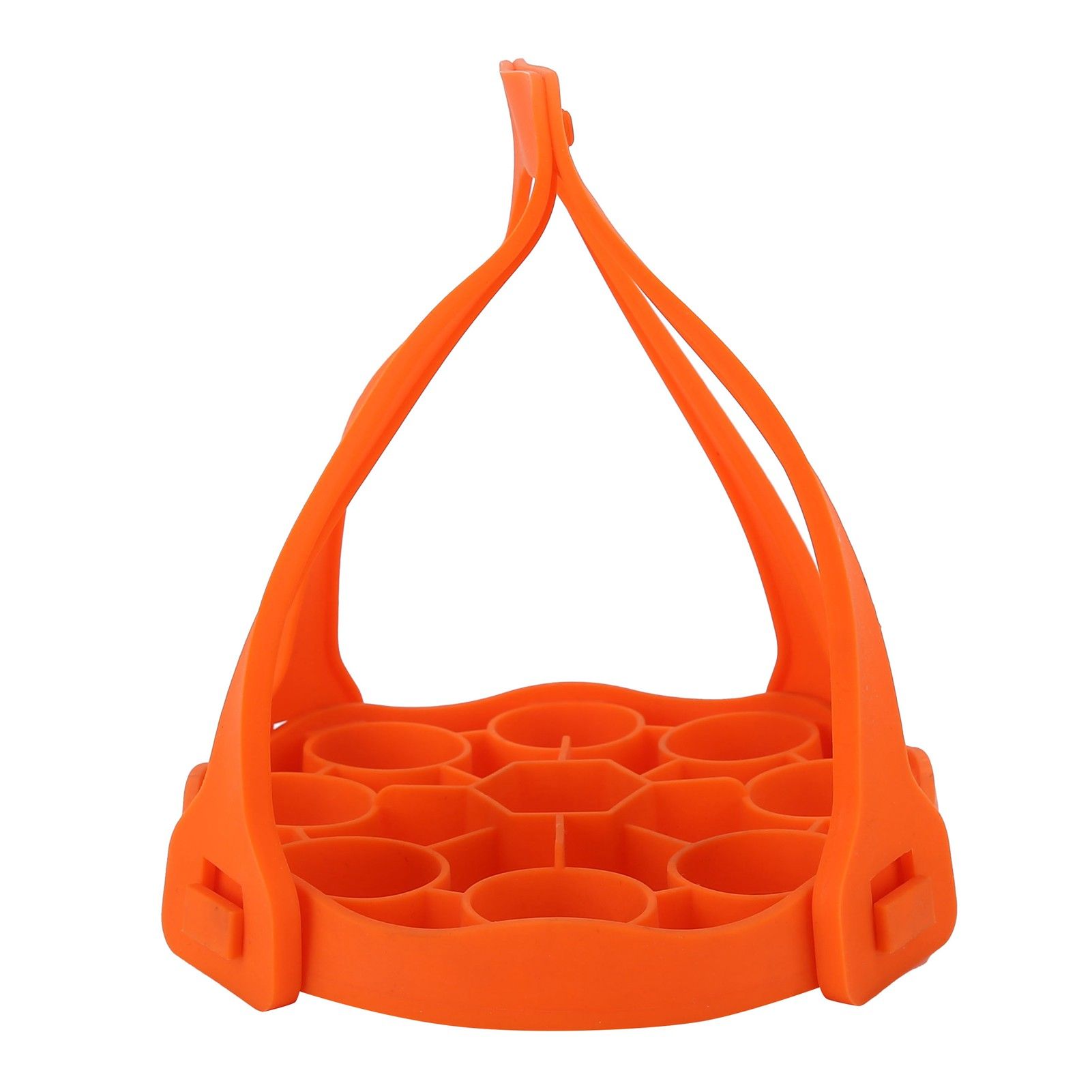 9Hole Silicone Egg Steamer Rack AntiScalding Pressure Cooker Sling Heat view 6