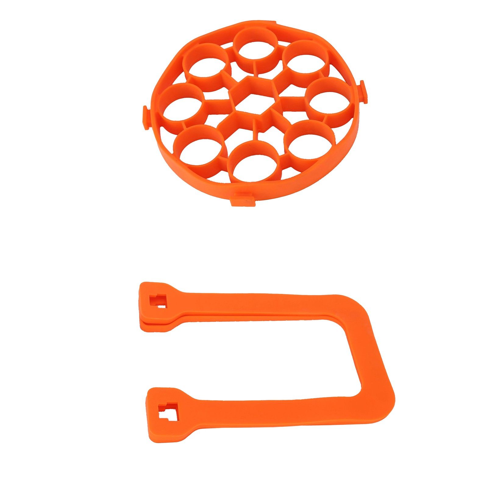 9Hole Silicone Egg Steamer Rack AntiScalding Pressure Cooker Sling Heat view 9