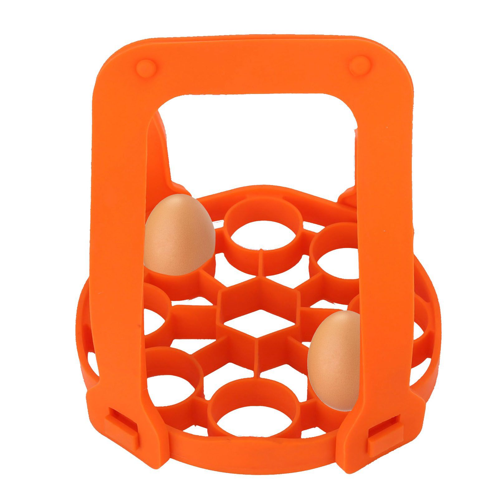 9Hole Silicone Egg Steamer Rack AntiScalding Pressure Cooker Sling Heat view 11