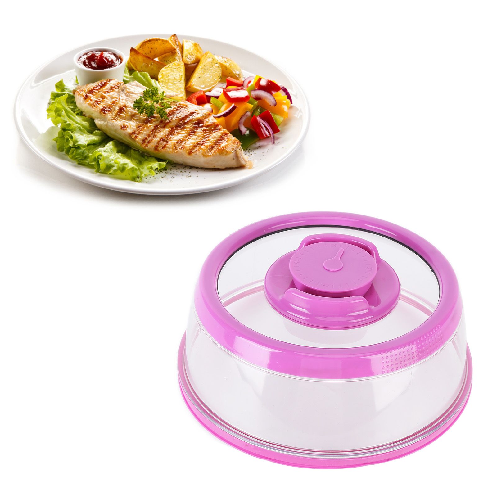 Vacuum Food Sealer Cover with FreshnessKeeping Film Food Sealer Lid for Home view 11