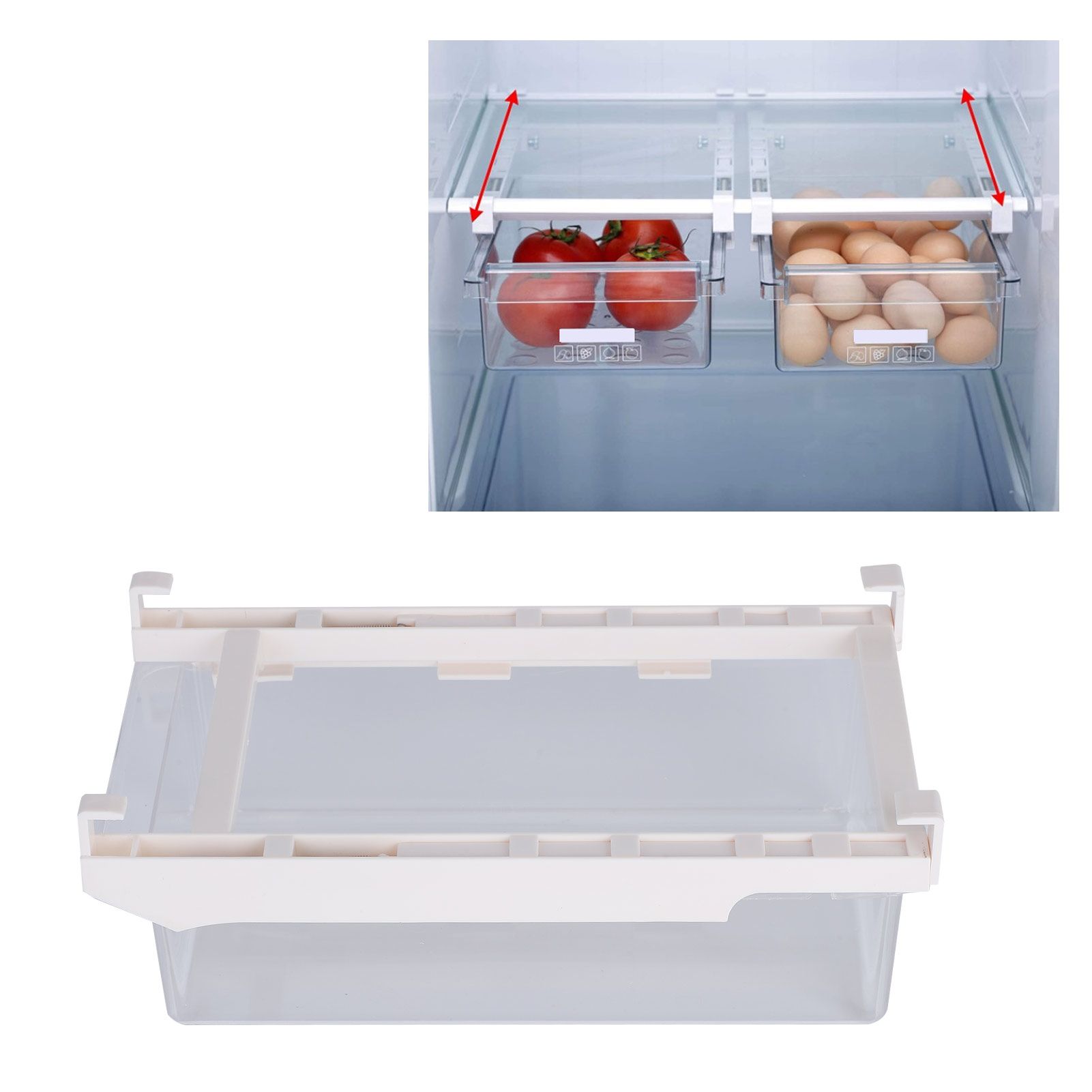 Refrigerator Storage Box Pull Out Refrigerator Storage Box for Dumpling Egg view 11