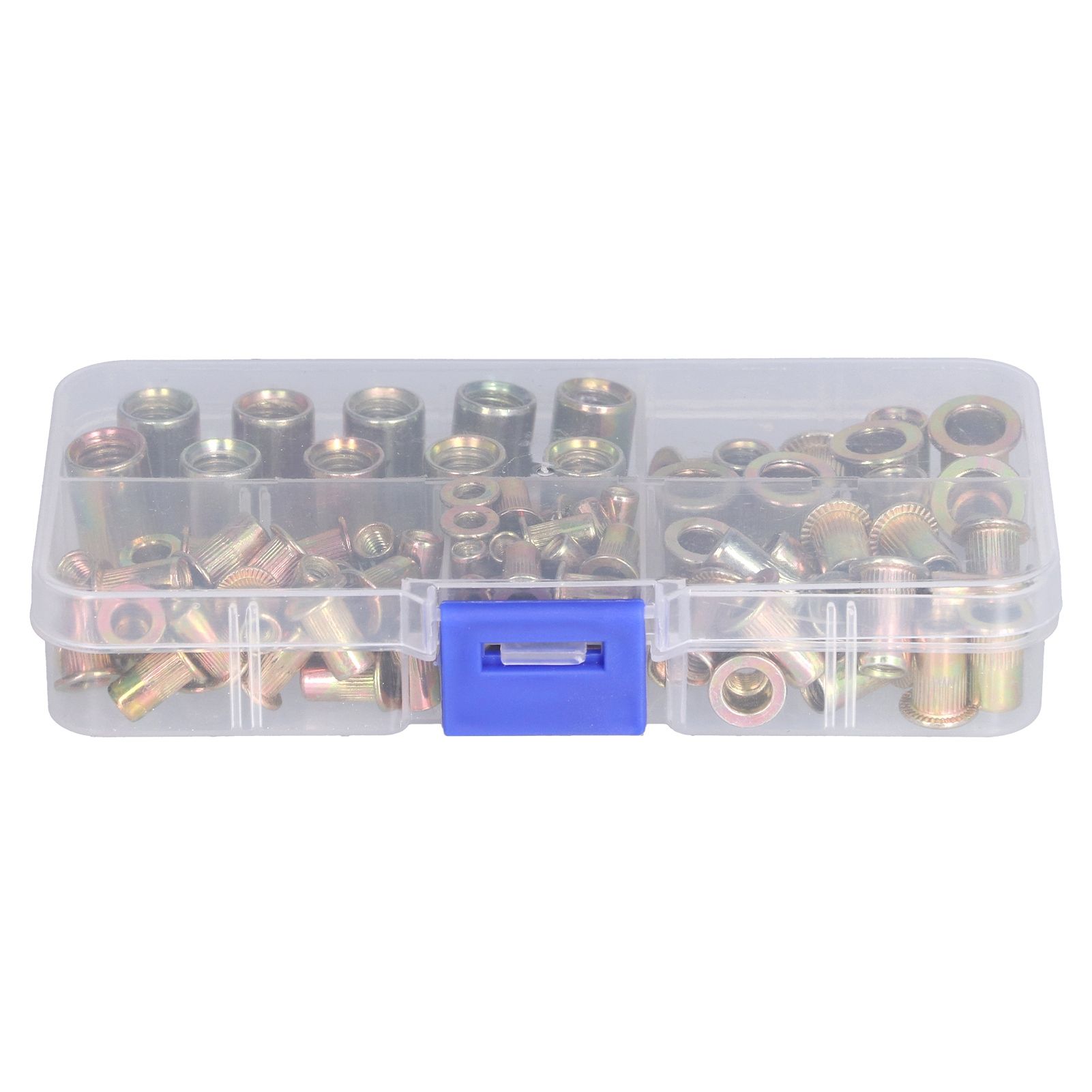 100PCS Threaded Inserts M3‑M8 Portable Galvanized Carbon Steel High Strength view 6