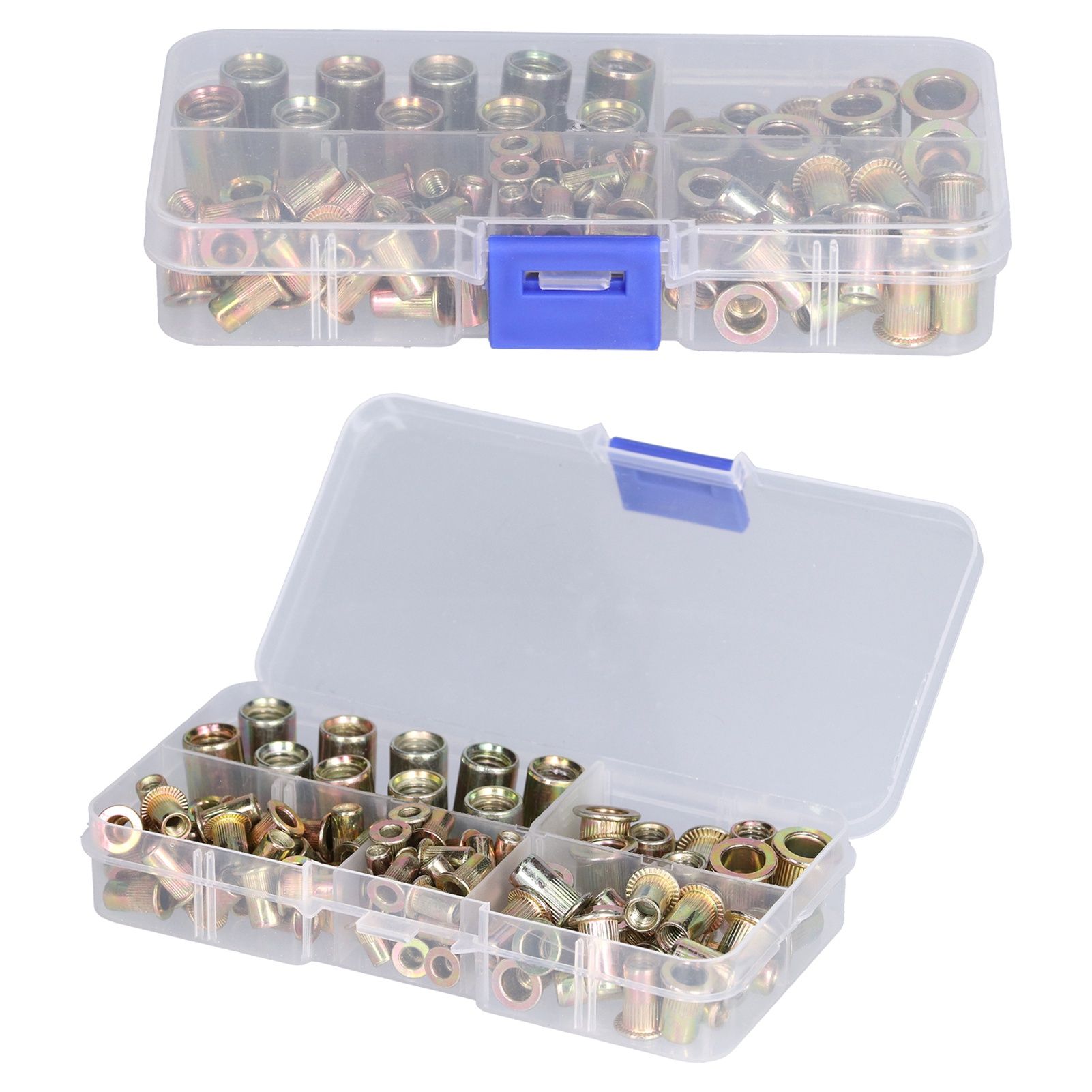100PCS Threaded Inserts M3‑M8 Portable Galvanized Carbon Steel High Strength view 9