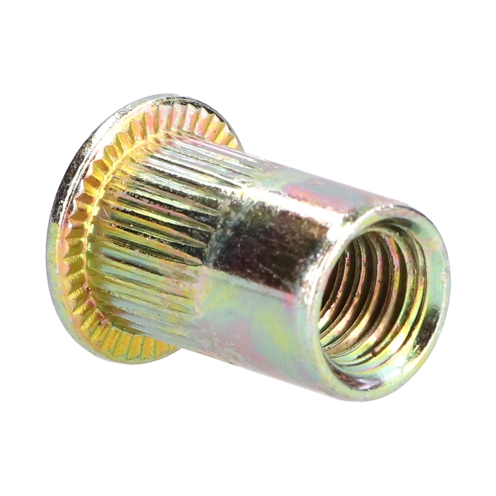 100PCS Threaded Inserts M3‑M8 Portable Galvanized Carbon Steel High Strength view 14