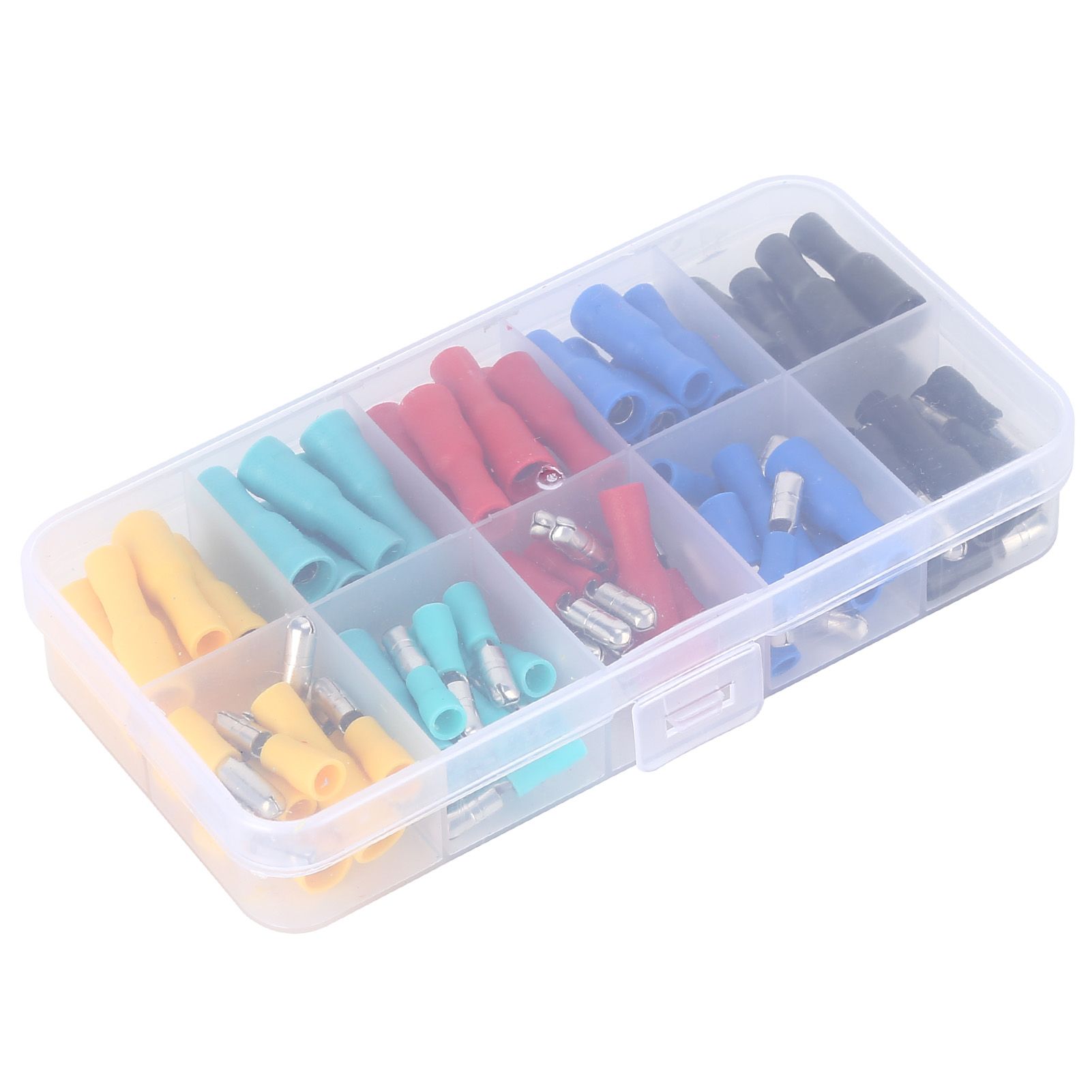 100Pcs Electrical Wire Terminal Male Female Many Colours Plug in Type Cold view 6
