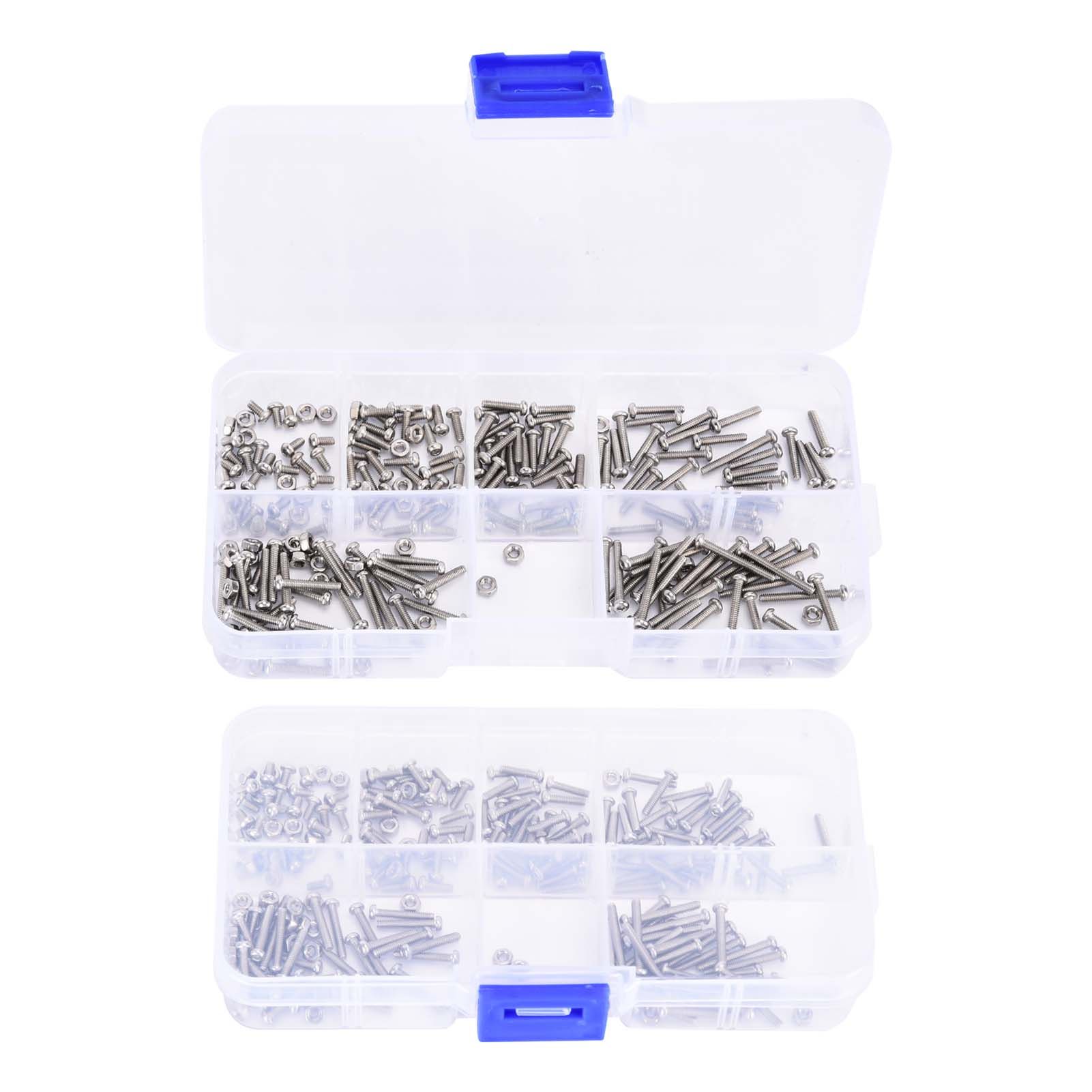 230Pcs Screw Nut Combination Set Stainless Steel M2 Small Volume Tool view 2