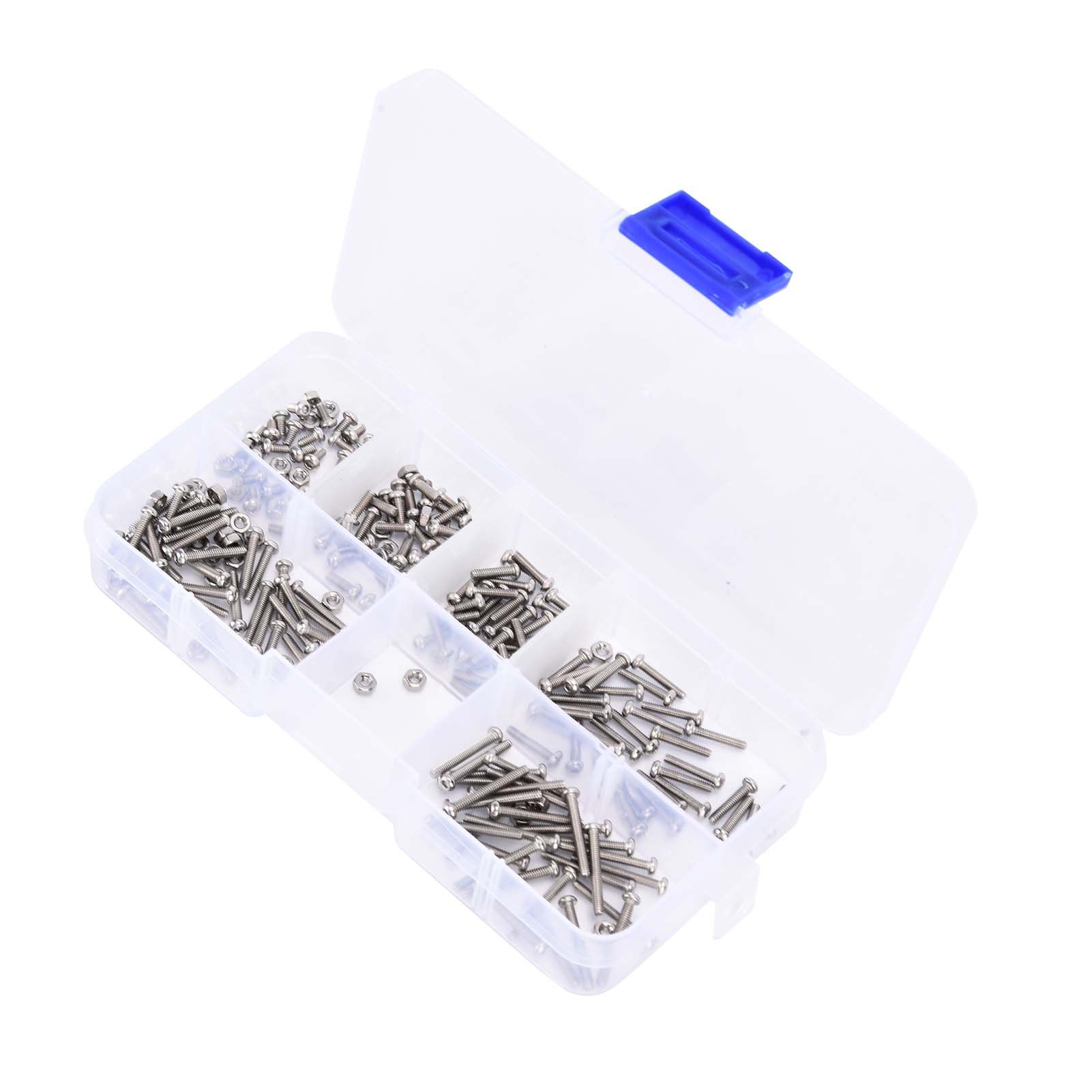 230Pcs Screw Nut Combination Set Stainless Steel M2 Small Volume Tool view 3