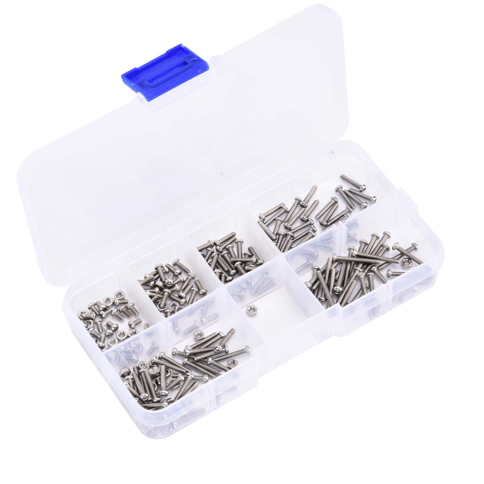 230Pcs Screw Nut Combination Set Stainless Steel M2 Small Volume Tool view 4