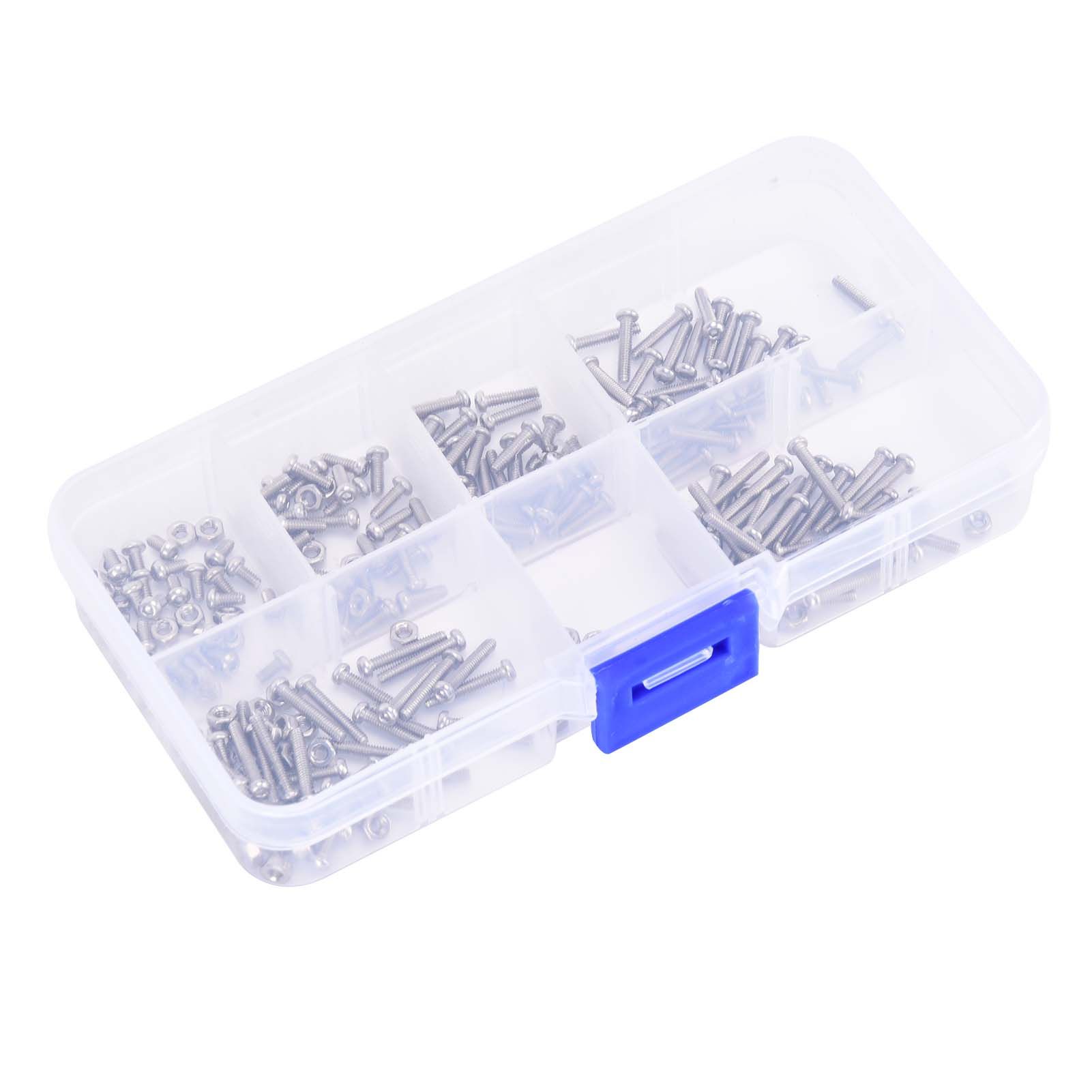 230Pcs Screw Nut Combination Set Stainless Steel M2 Small Volume Tool view 6