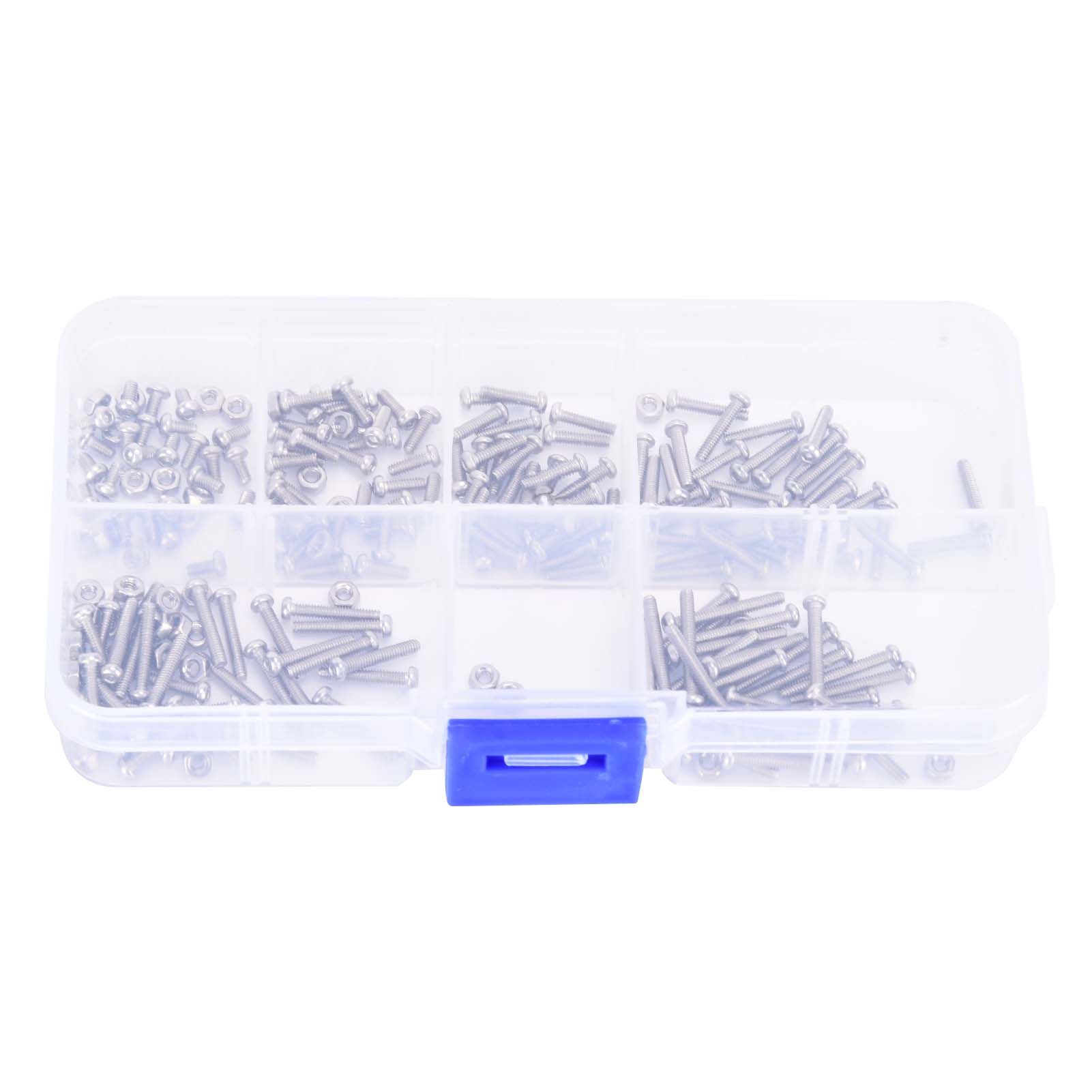 230Pcs Screw Nut Combination Set Stainless Steel M2 Small Volume Tool view 7