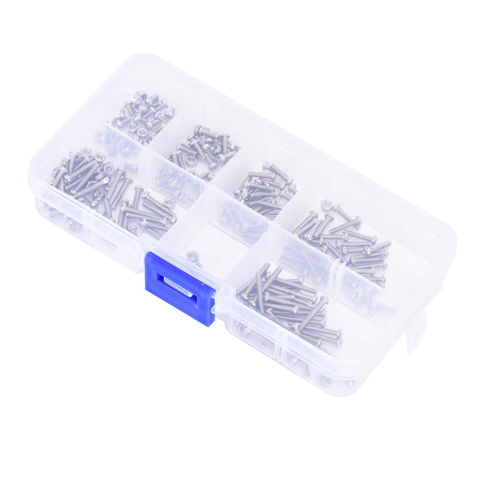 230Pcs Screw Nut Combination Set Stainless Steel M2 Small Volume Tool view 8