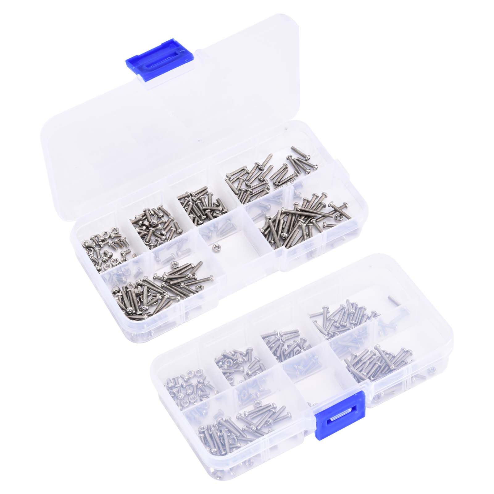 230Pcs Screw Nut Combination Set Stainless Steel M2 Small Volume Tool view 15