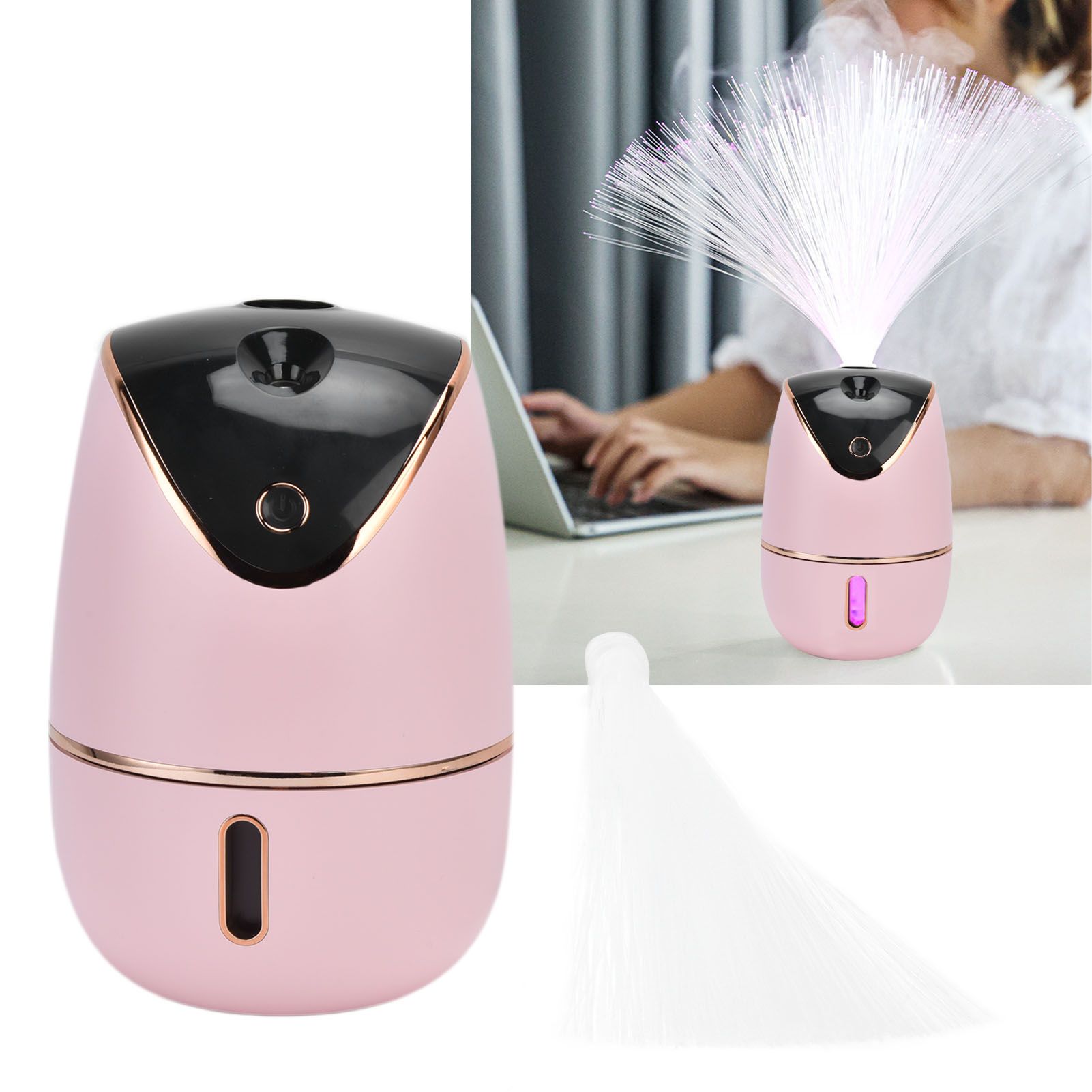 540ml Large Capacity Humidifier with Special Effects Light Air Humidifier view 12