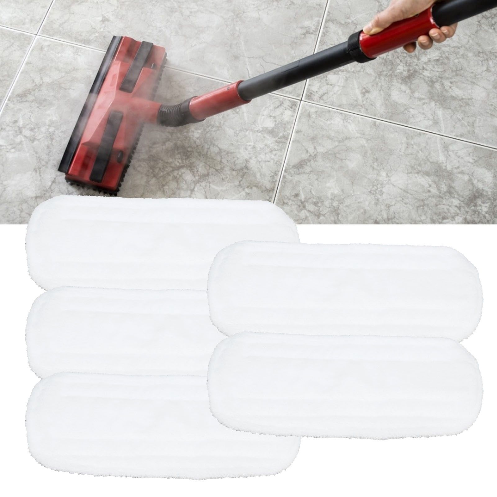 5PCS Microfiber Mop Pads Reusable Mop Head Cleaning Pads Replacement for view 11