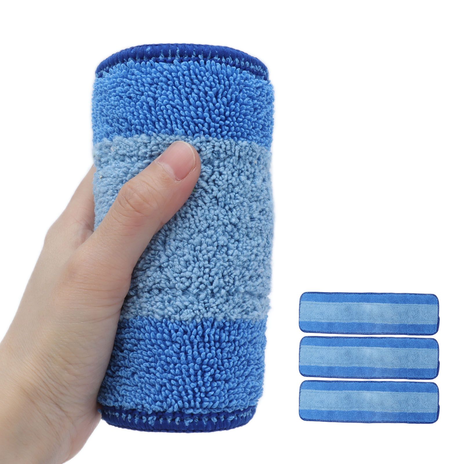 3PCS Wet Dry Dual Use Mop Cloth Refills Reusable Microfiber Mop Pad for Bona view 9