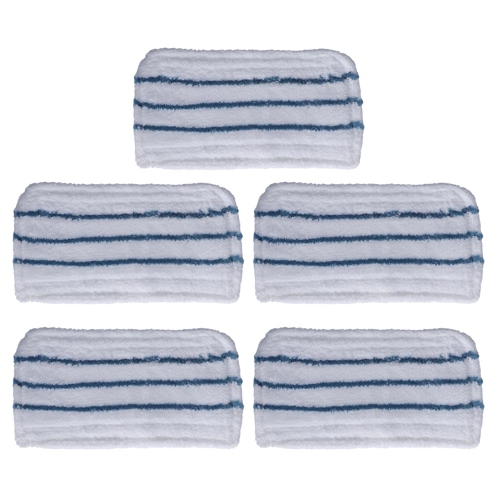 5PCS Washable Fiber Mopping Pads Replacement Steam Mop Accessory Fit for