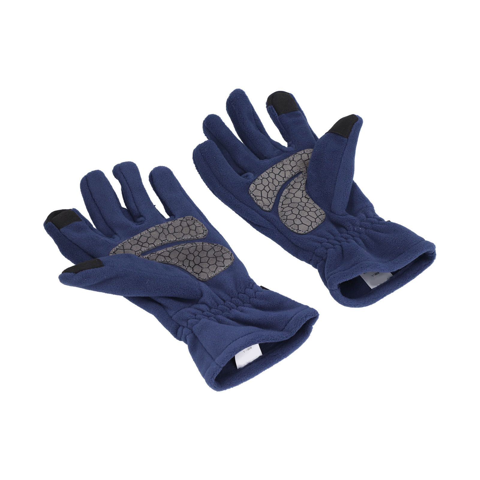 Windproof Gloves Induced Wearable Thickened Non Slip Blue Winter Gloves for view 5