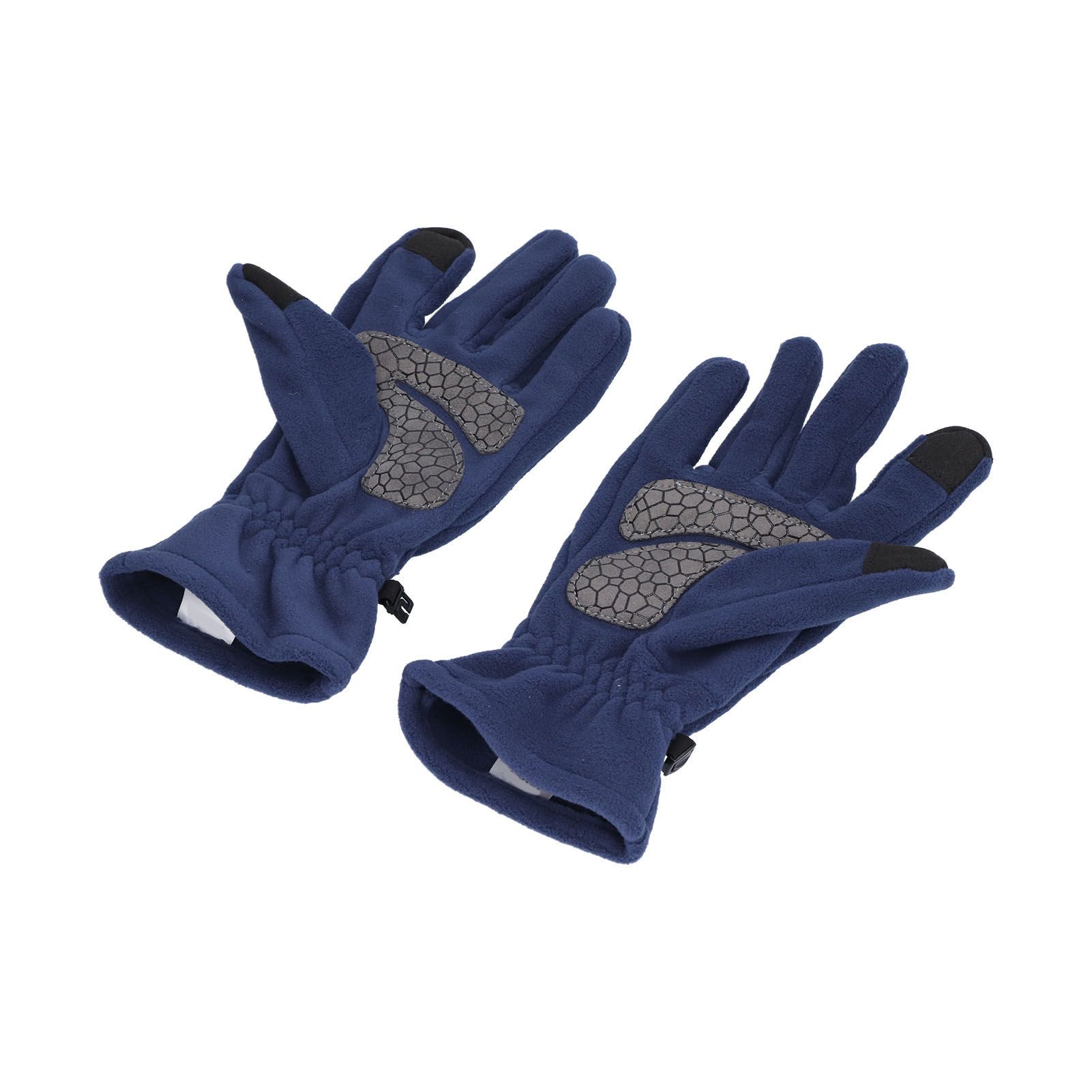 Windproof Gloves Induced Wearable Thickened Non Slip Blue Winter Gloves for view 6