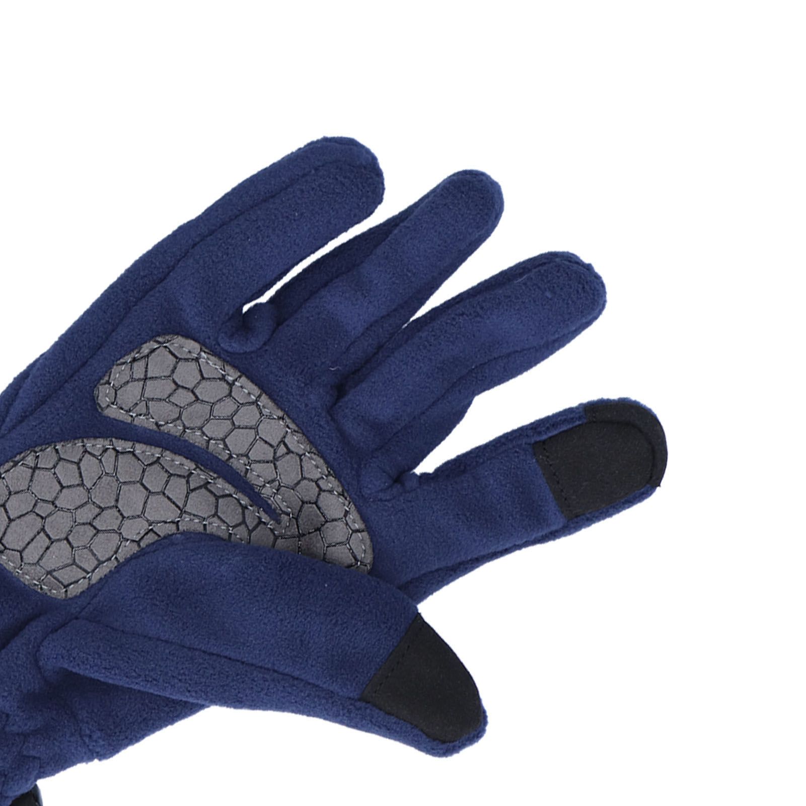 Windproof Gloves Induced Wearable Thickened Non Slip Blue Winter Gloves for view 15