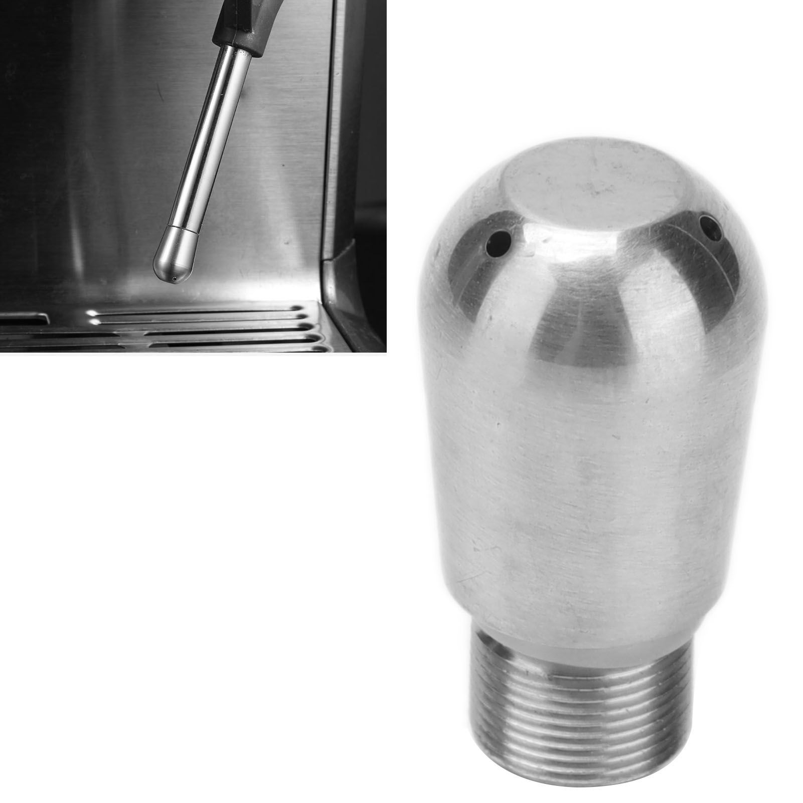 Coffee Machine Steam Nozzle Food Grade Stainless Steel Milk Frother Spout for view 12
