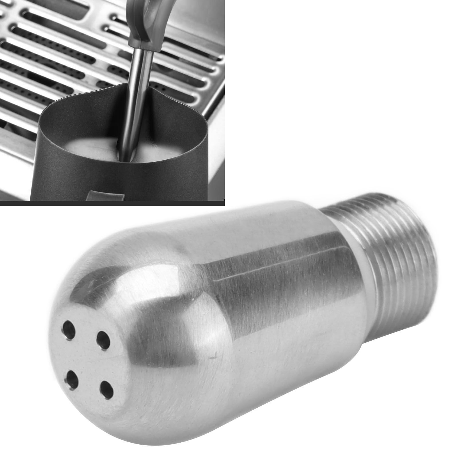 Coffee Machine Steam Nozzle Food Grade Stainless Steel Milk Frother Spout for view 11