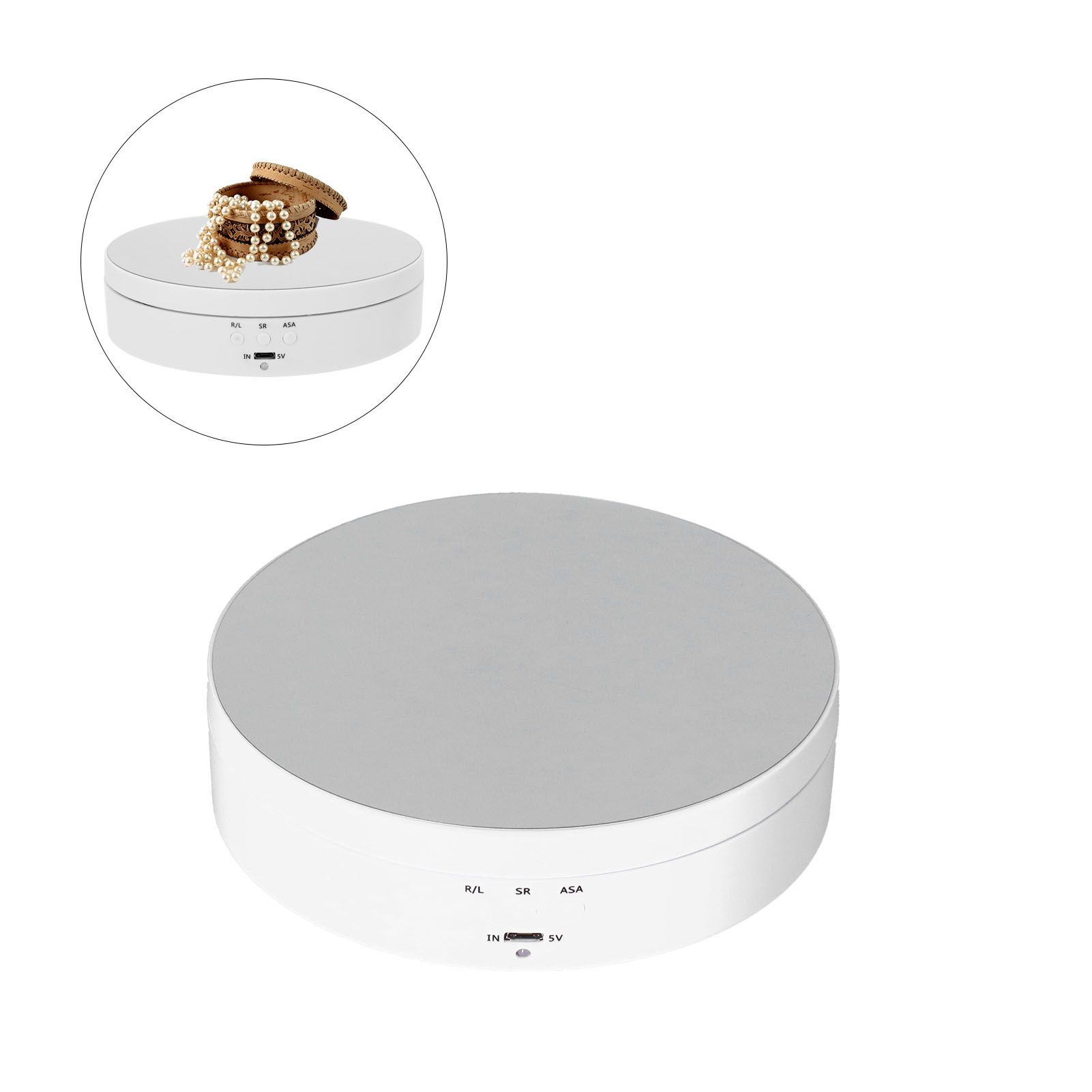 Motorized Rotating Display Stand 138mm Electric Rotating Turntable 3 Speed view 11