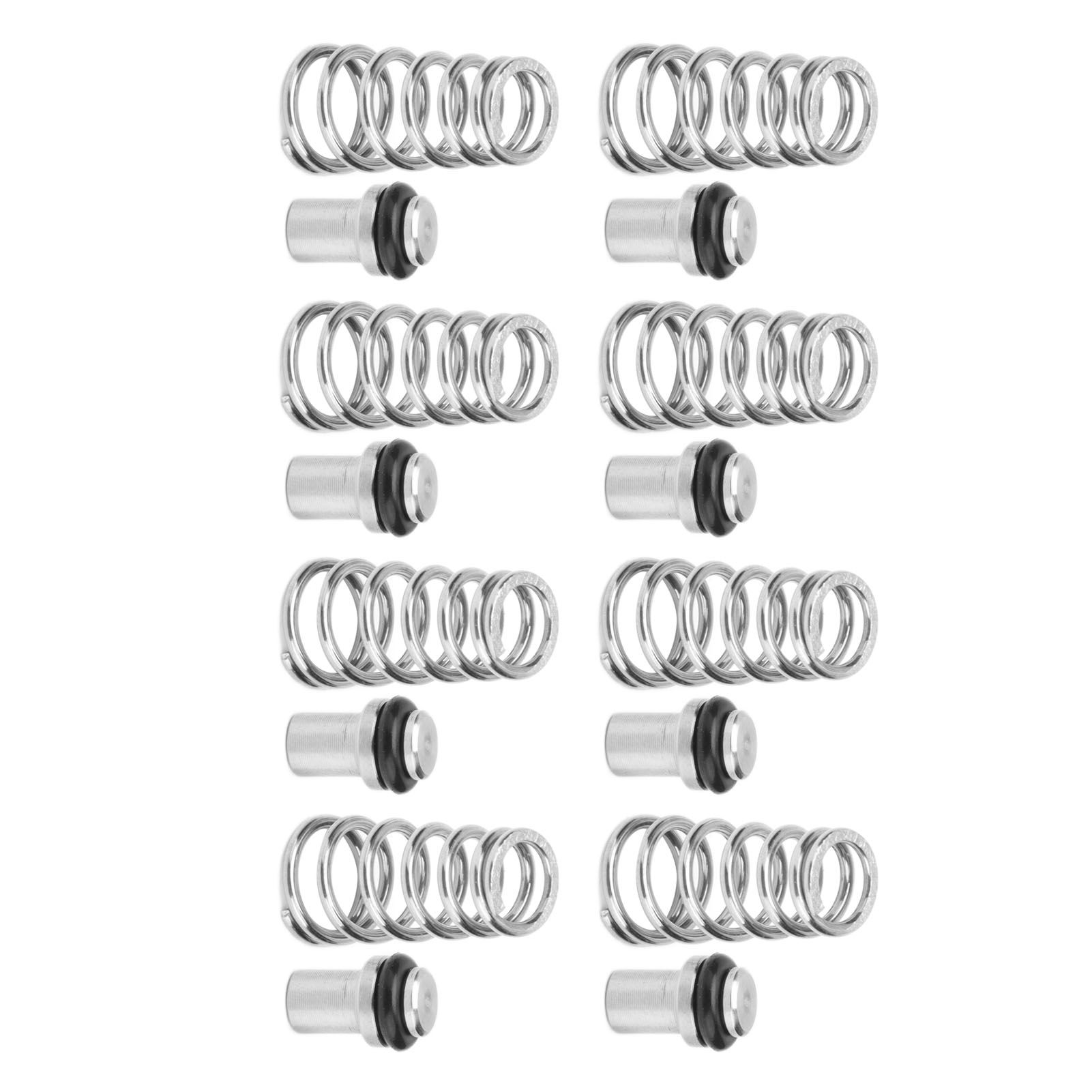 8Pcs Poppet Valve Good Airtightness No Leakage Corrosion Resistant Easily Use view 5