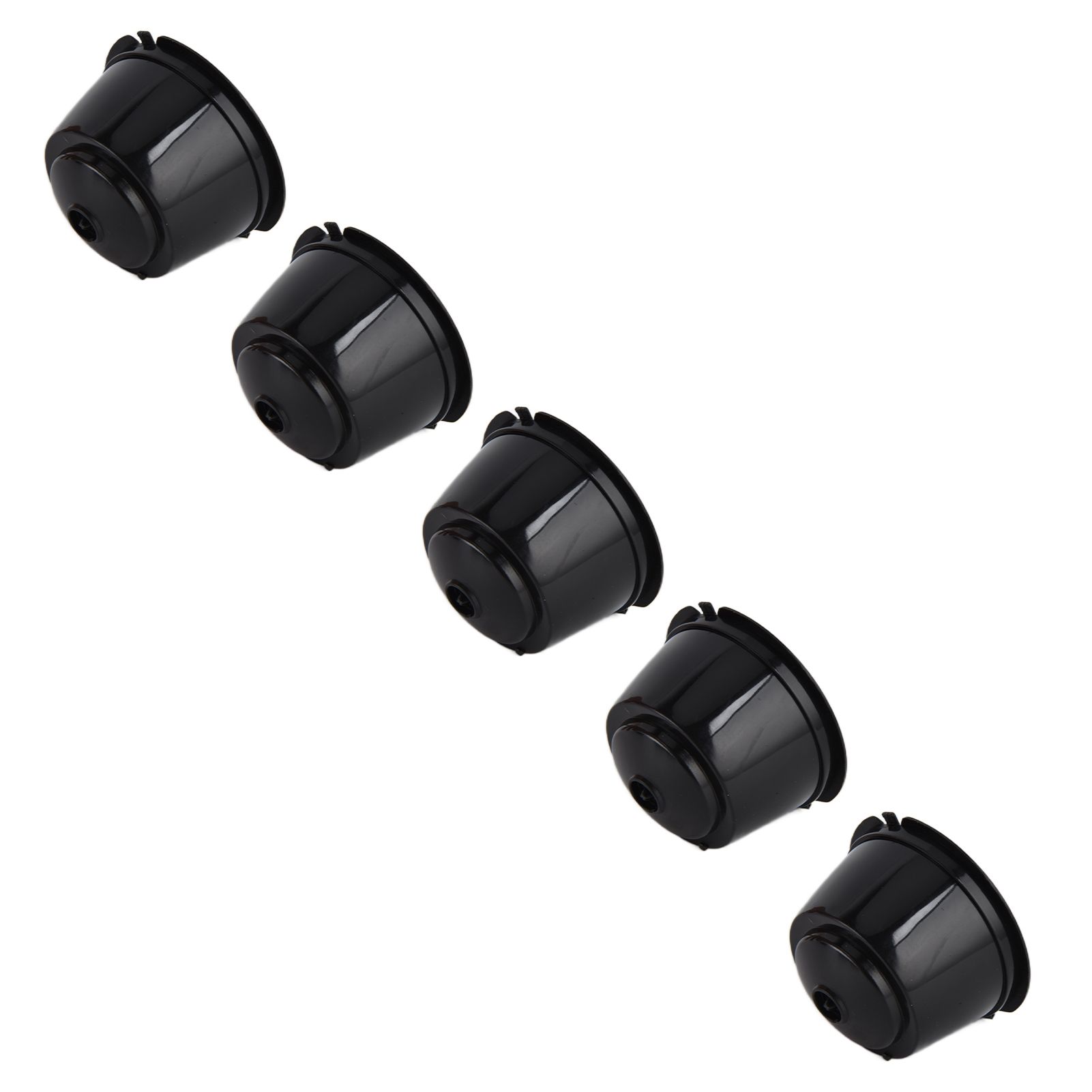 5Pcs 50ml Coffee Capsule Reusable Coffee Filter Cup with Spoon for DOLCE GUSTO view 6